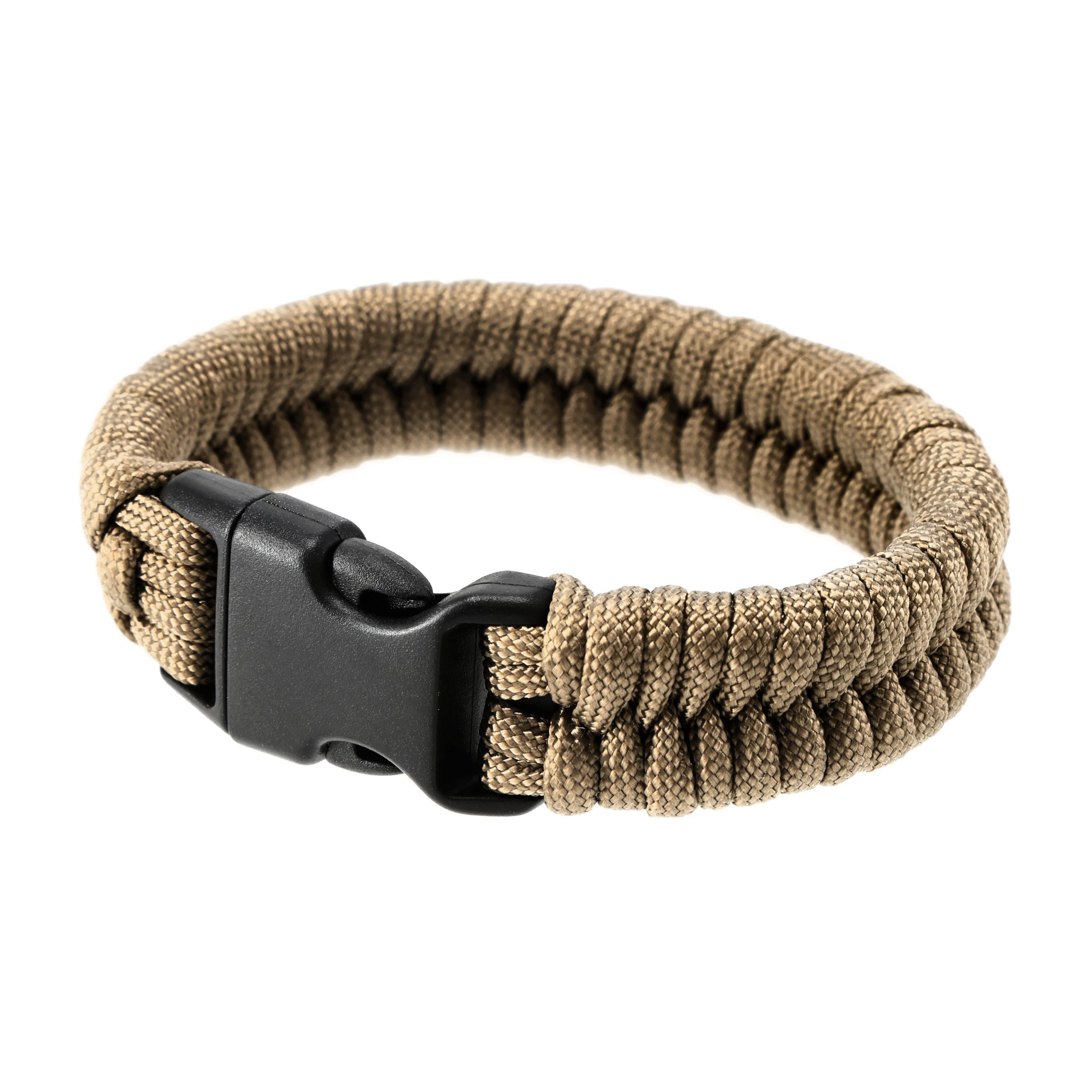 Bransoletka Paracord EDCX Fish coyote brown