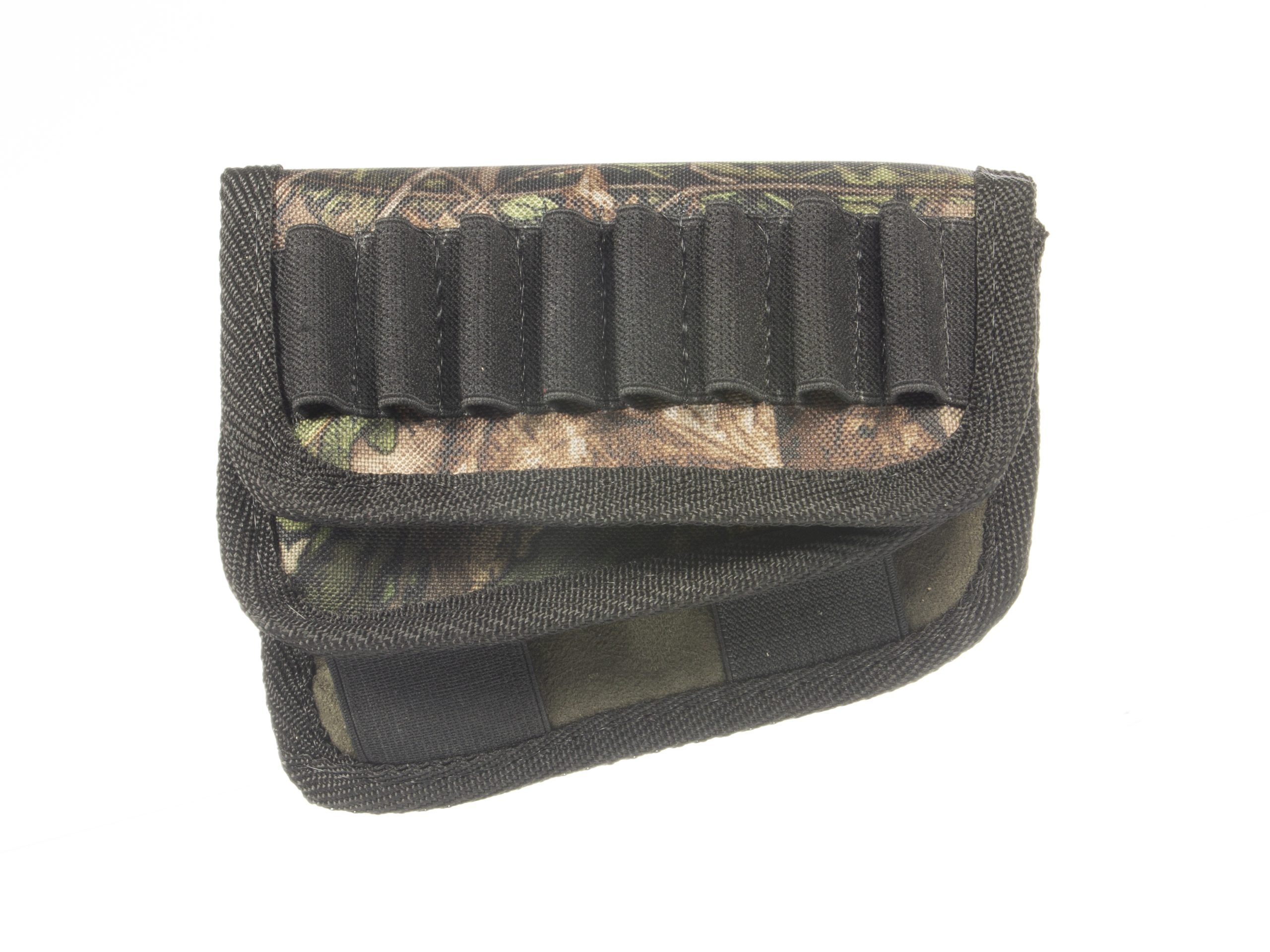 Ładownica na kolbę Forsport rozkładana 1xD kamuflaż-czarny