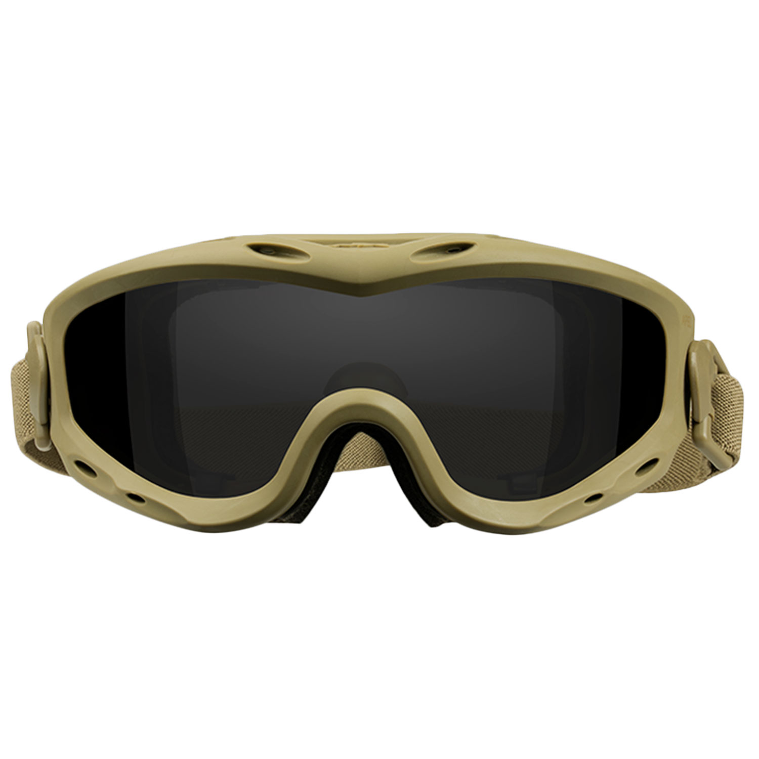 Gogle taktyczne Wiley X Spear SP293T smoke / clear / light rust, jasnobrązowe oprawki