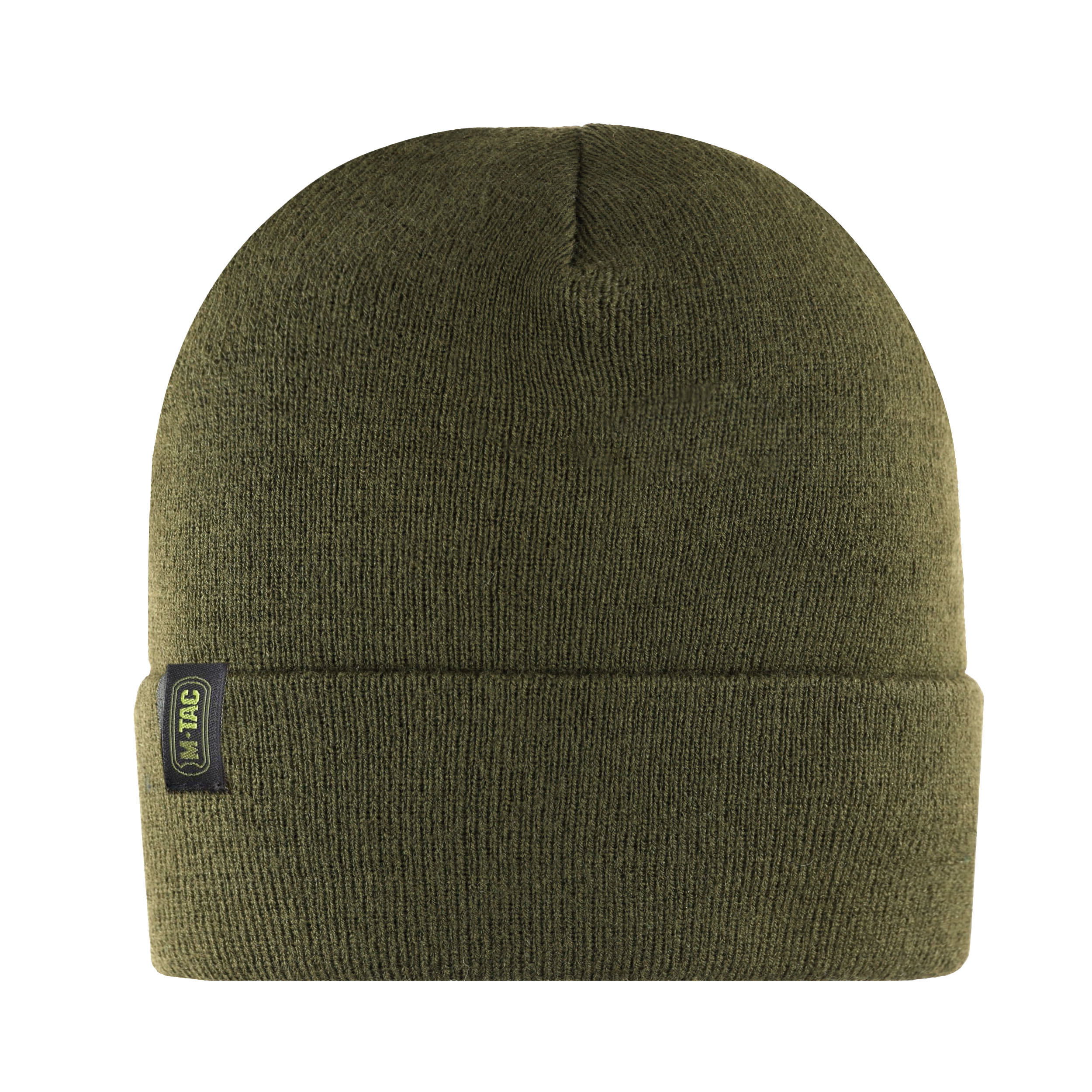 Czapka M-Tac dzianinowa 100% akryl cienka przędza oliwkowa