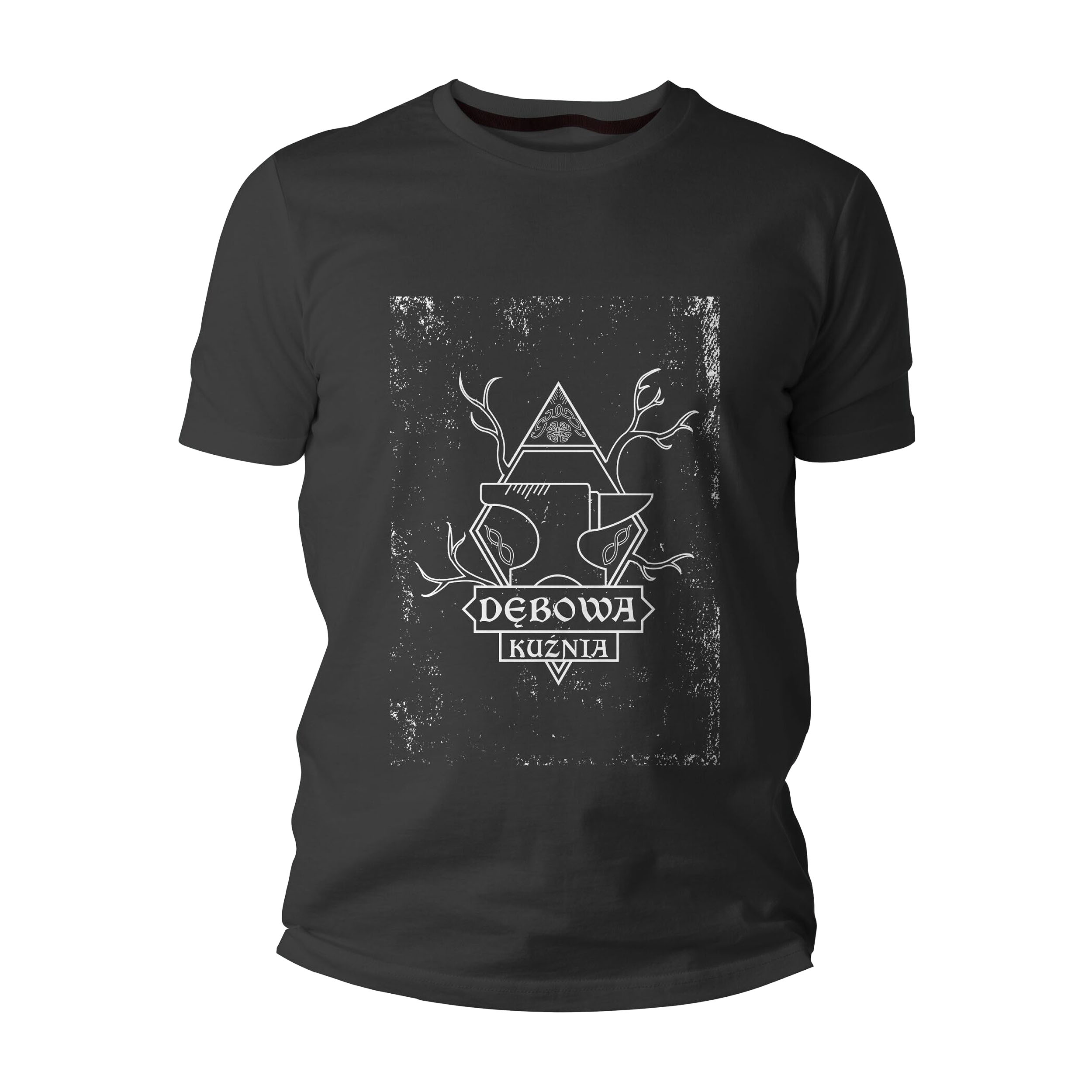 Koszulka męska TigerWood Dębowa Kuźnia ciemnoszara