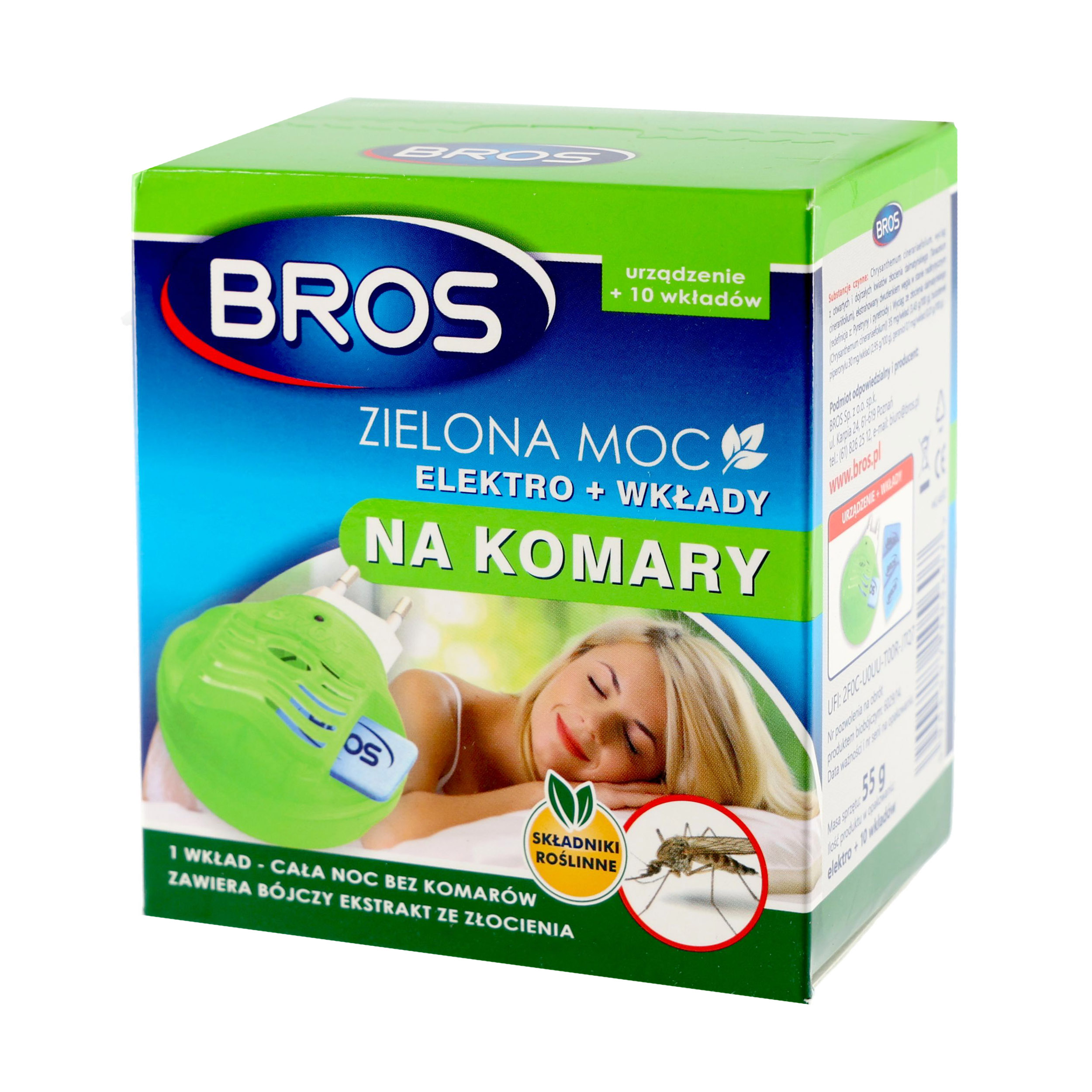 Elektro + wkład Bros zielona moc na komary