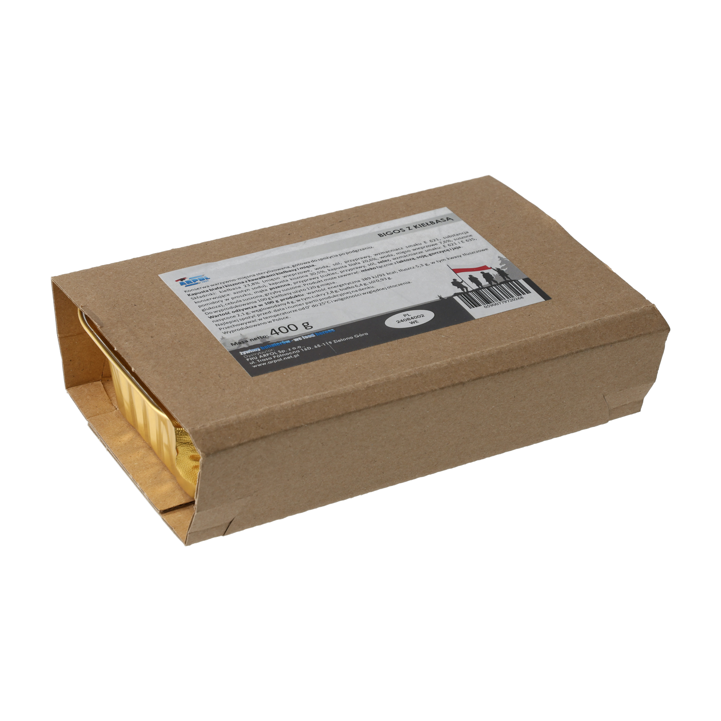 Bigos Arpol z kiełbasą 400 g