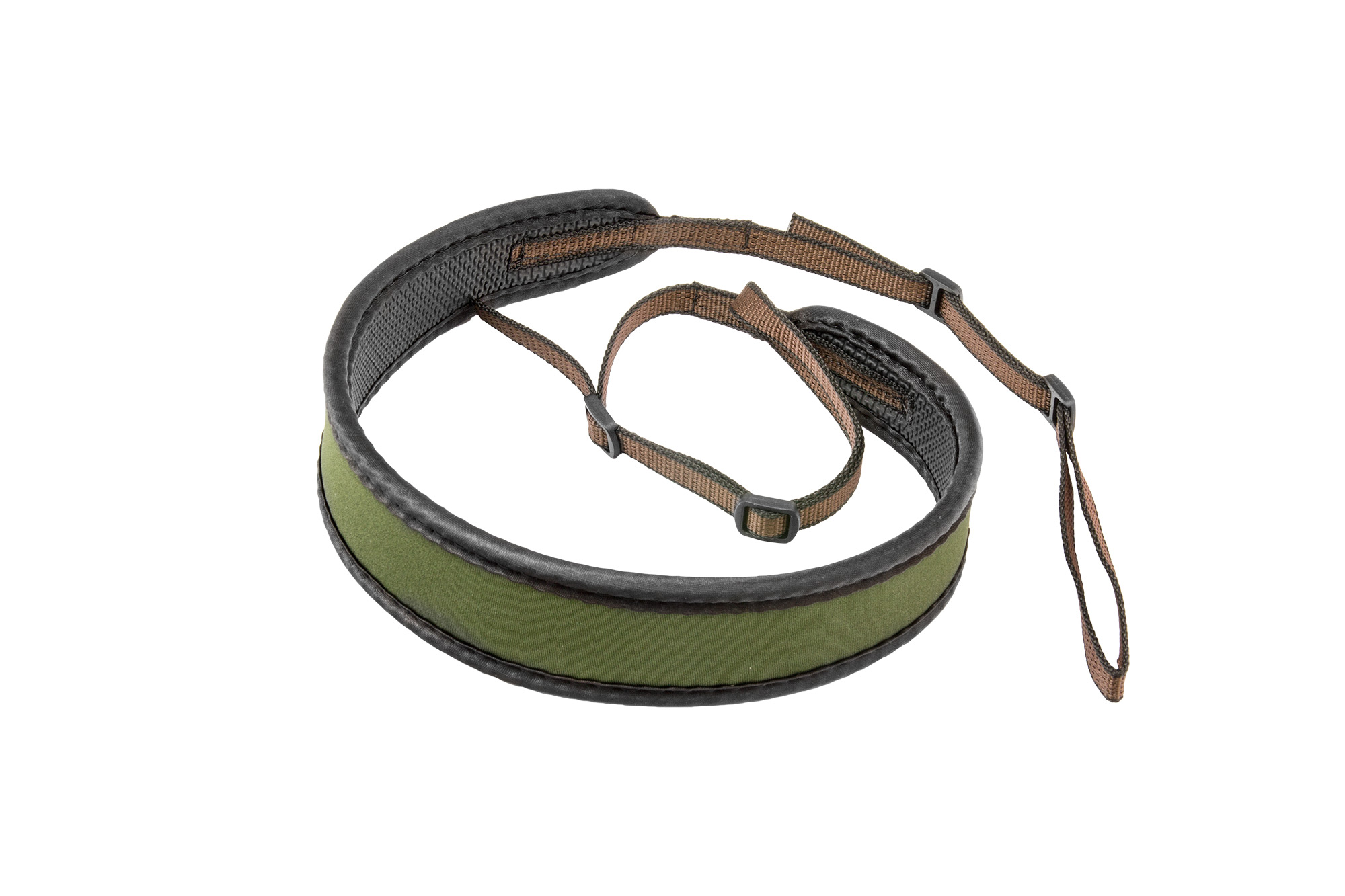 Pasek do lornetki z neoprenu prosty PLNT2 oliwkowy