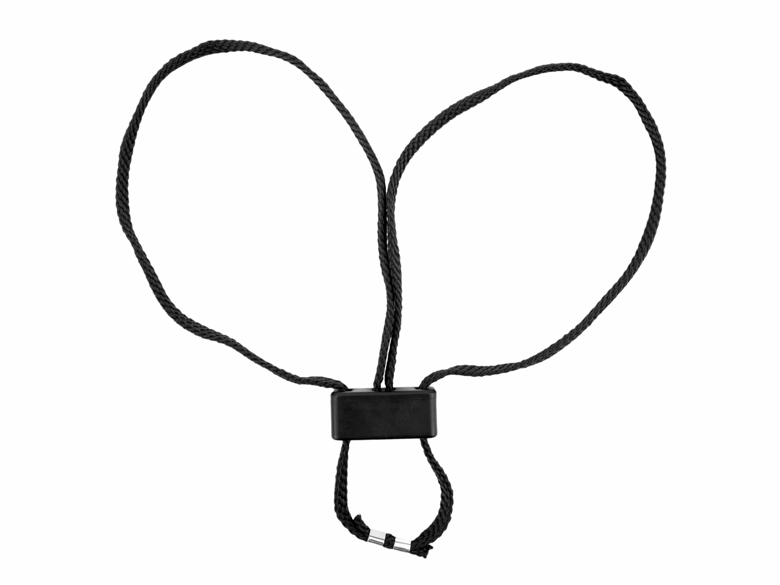 Kajdanki jednorazowe ESP czarne materiałowe