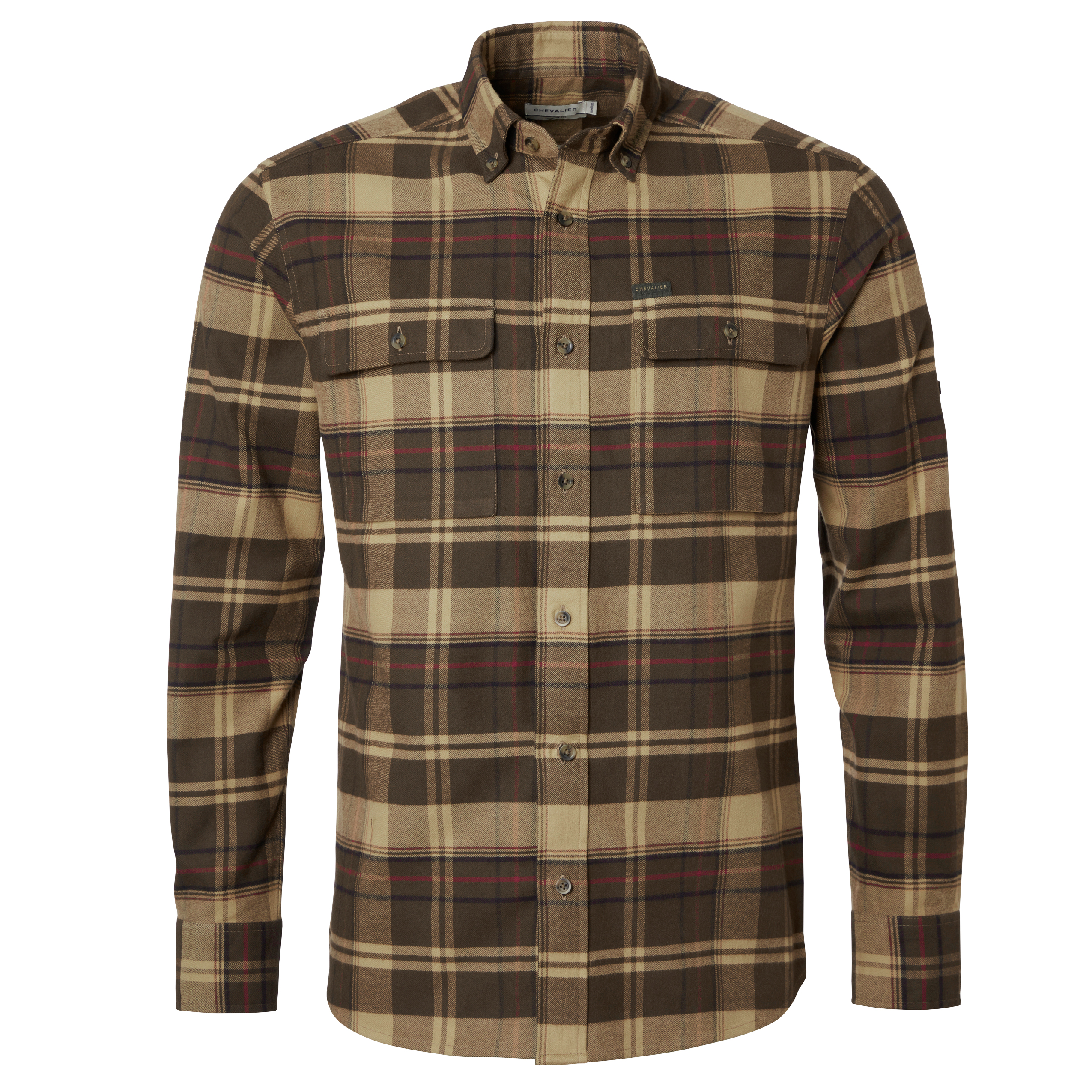 Koszula męska Chevalier Heron Soil Brown Checked