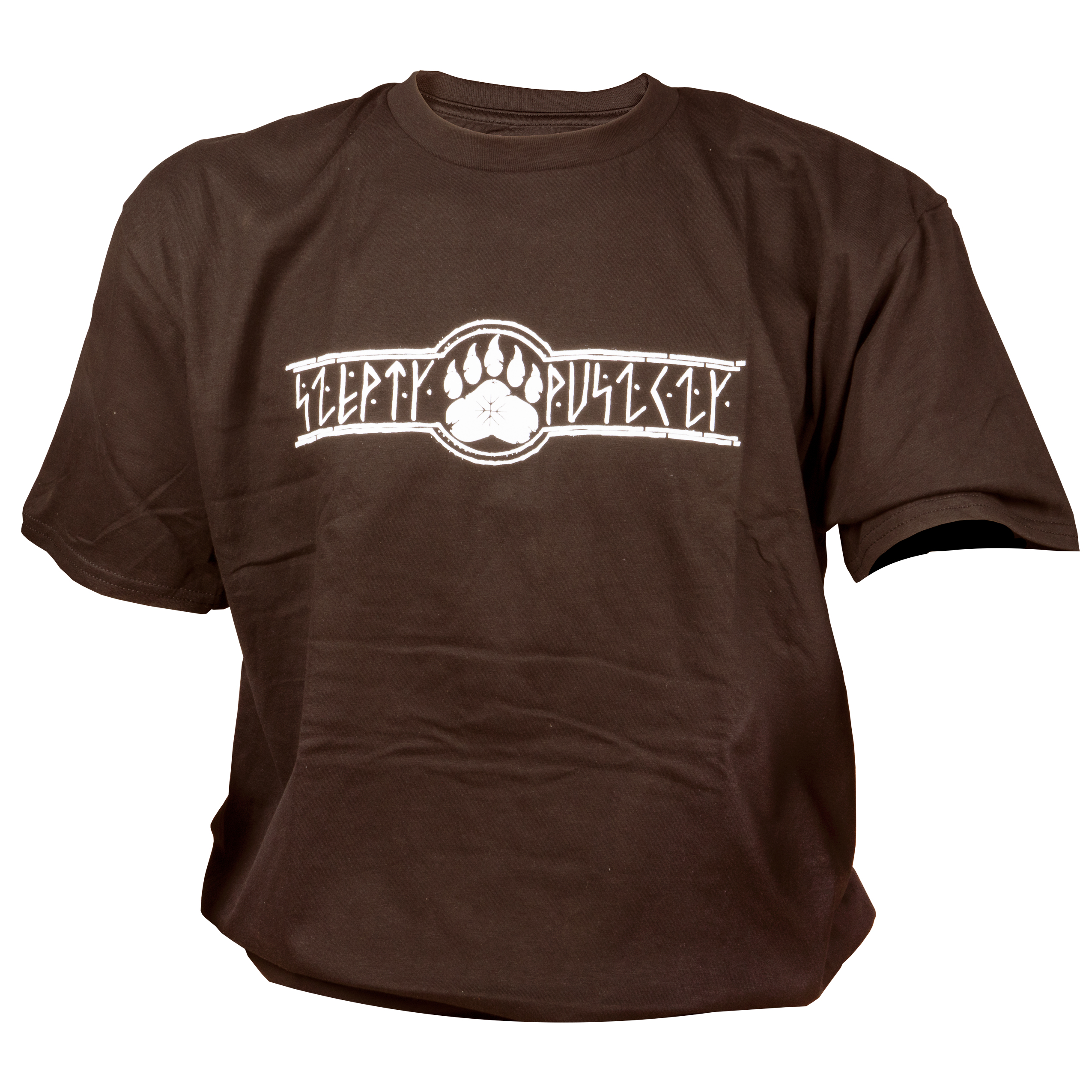 Koszulka męska TigerWood Szepty Puszczy brązowa