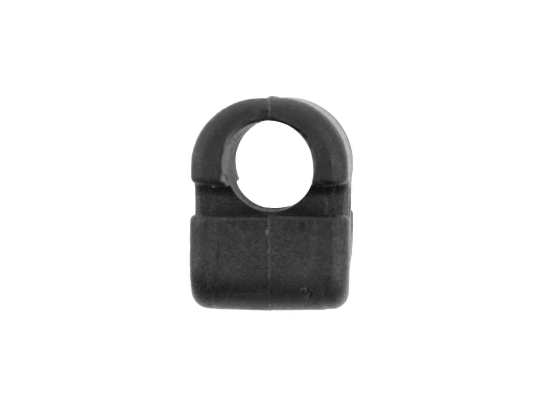Kostka ślizgacz do kabli czarny plastikowy