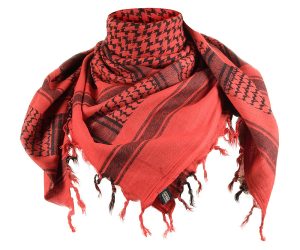 Arafatka M-Tac chusta czerwono/czarna