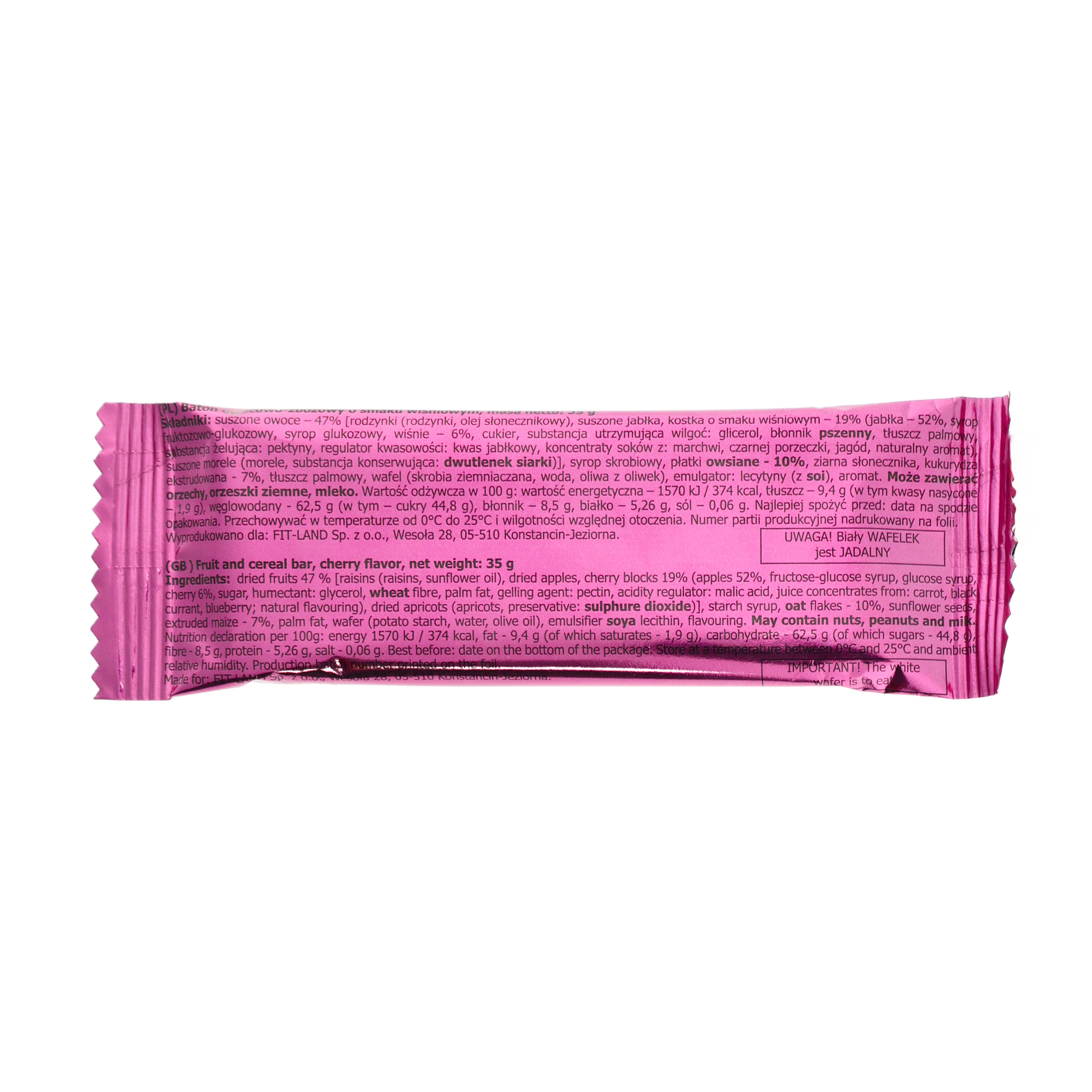 Baton Arpol zbożowo-owocowy, wiśnia 35 g