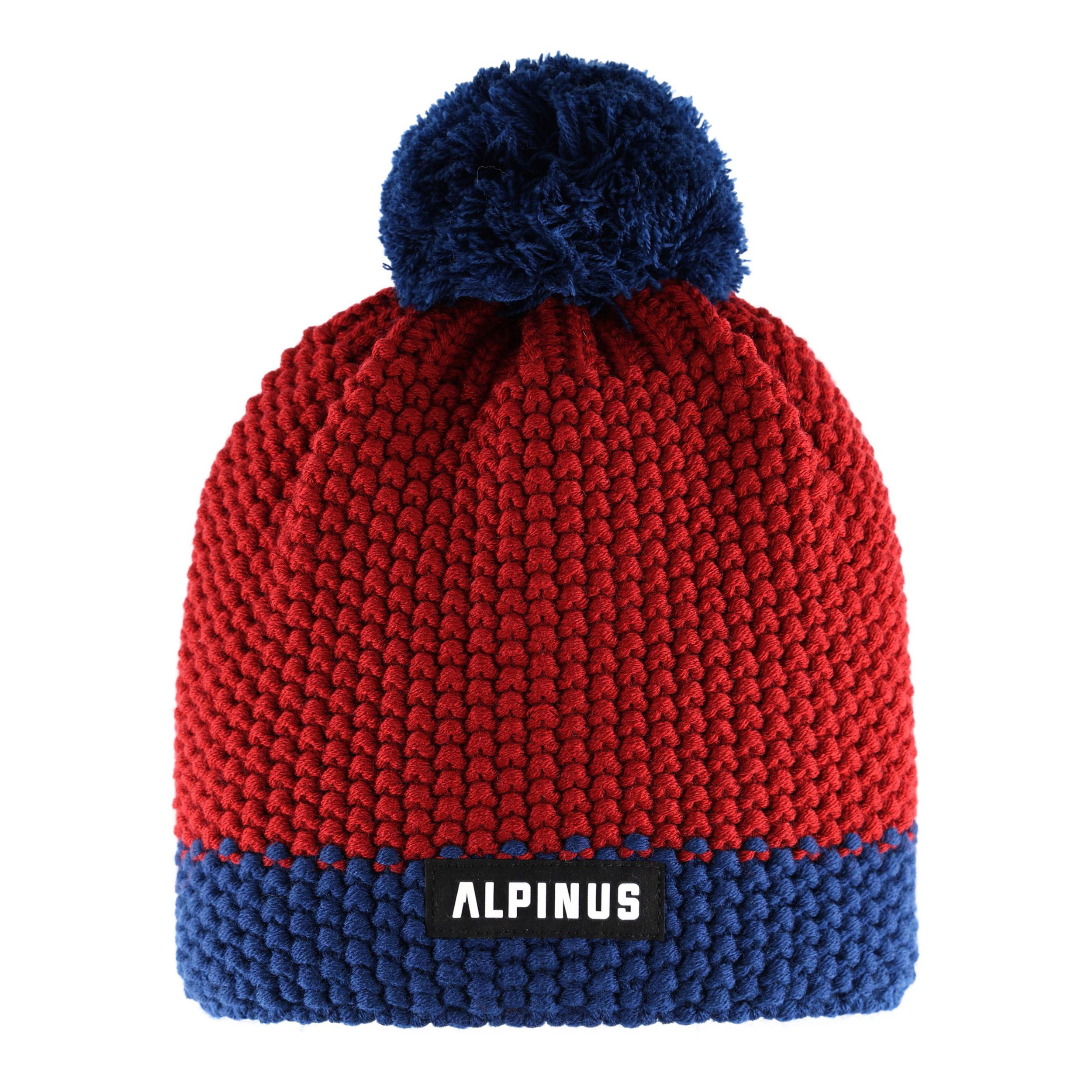 Czapka Alpinus Mutenia Thinsulate czerwono-granatowa