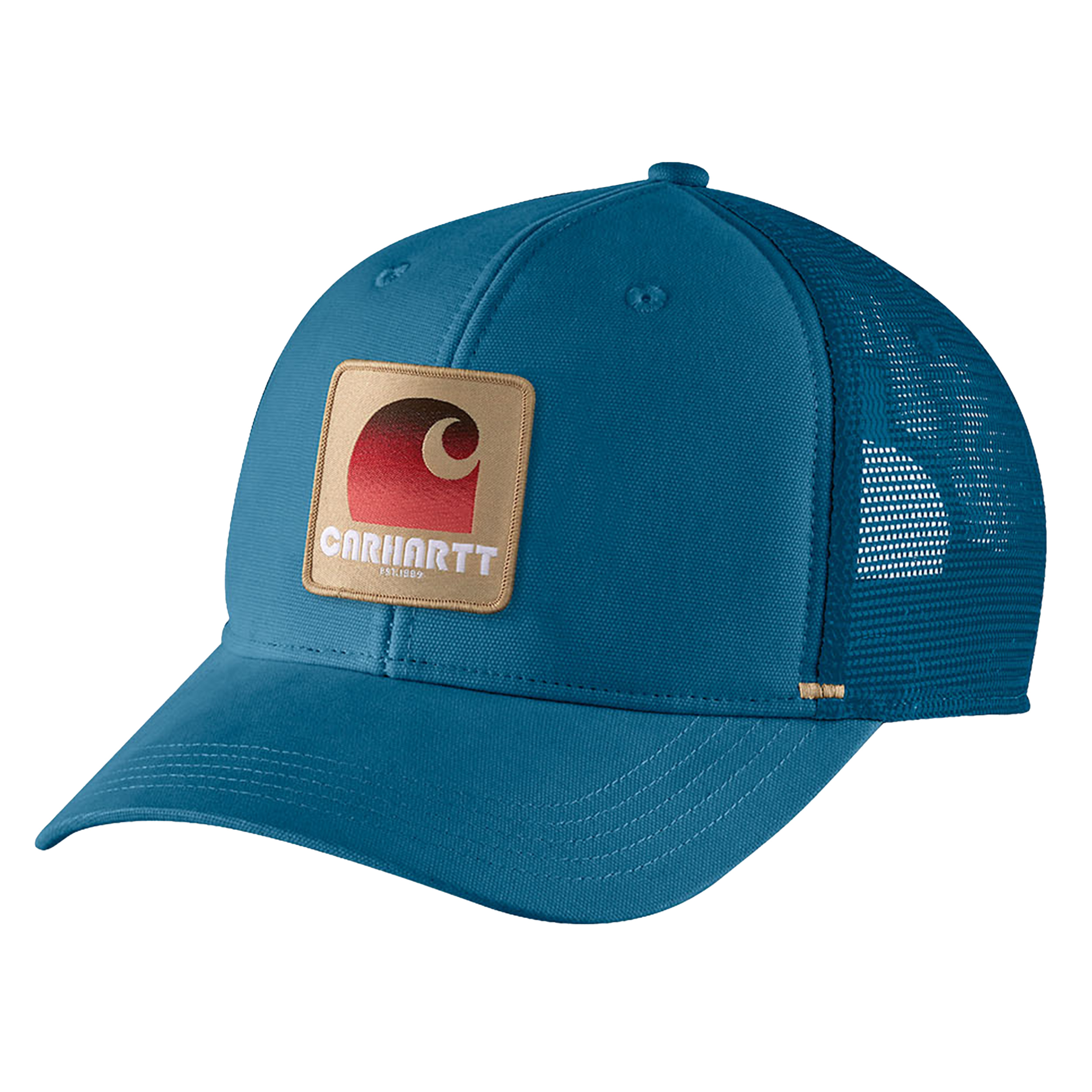 Czapka Carhartt Buffalo Mesh-Back C Patch Cap deep lagoon