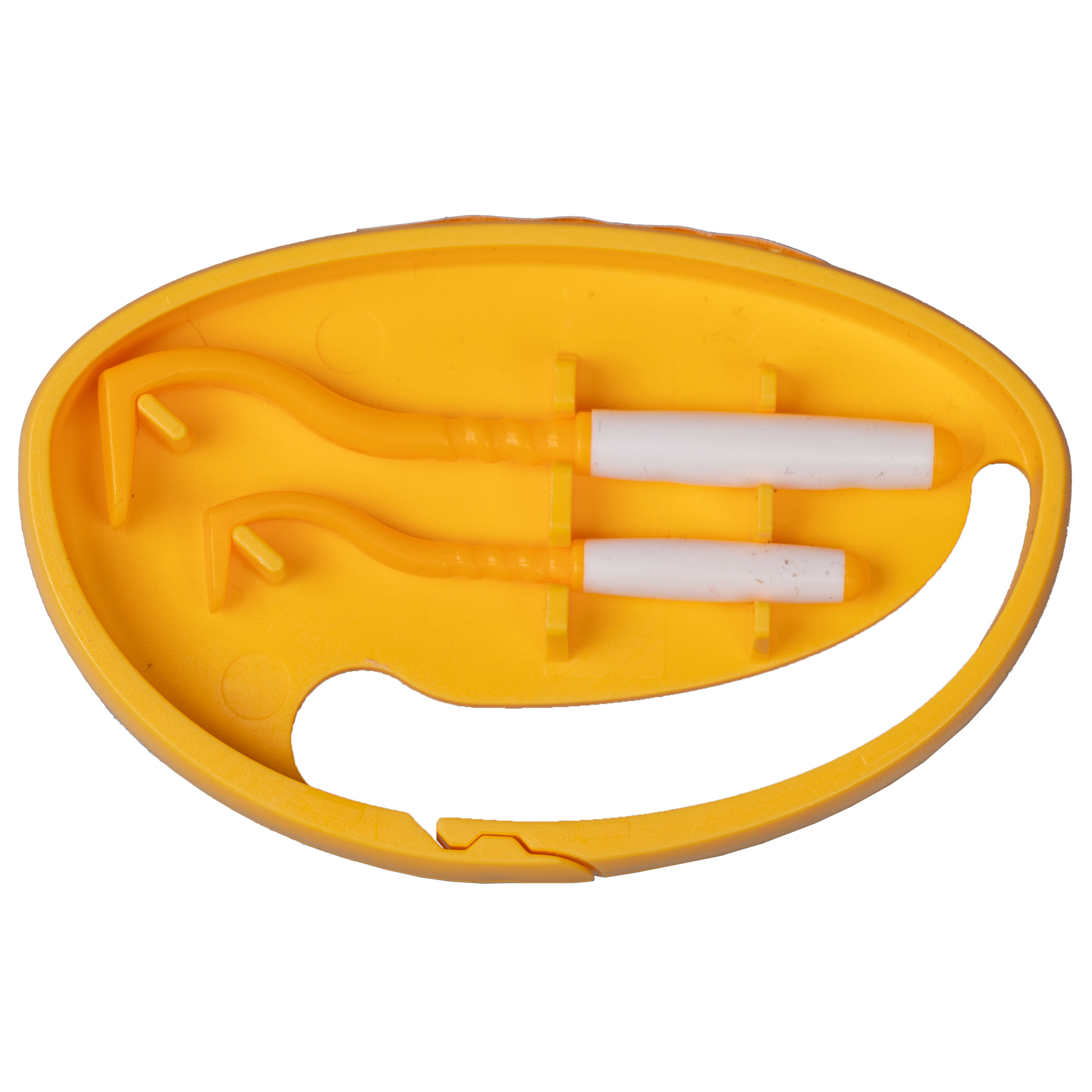 Kleszczołapki przyrząd do usuwania kleszczy Tick Twister Clipbox z brelokiem, pomarańczowe 2 szt.