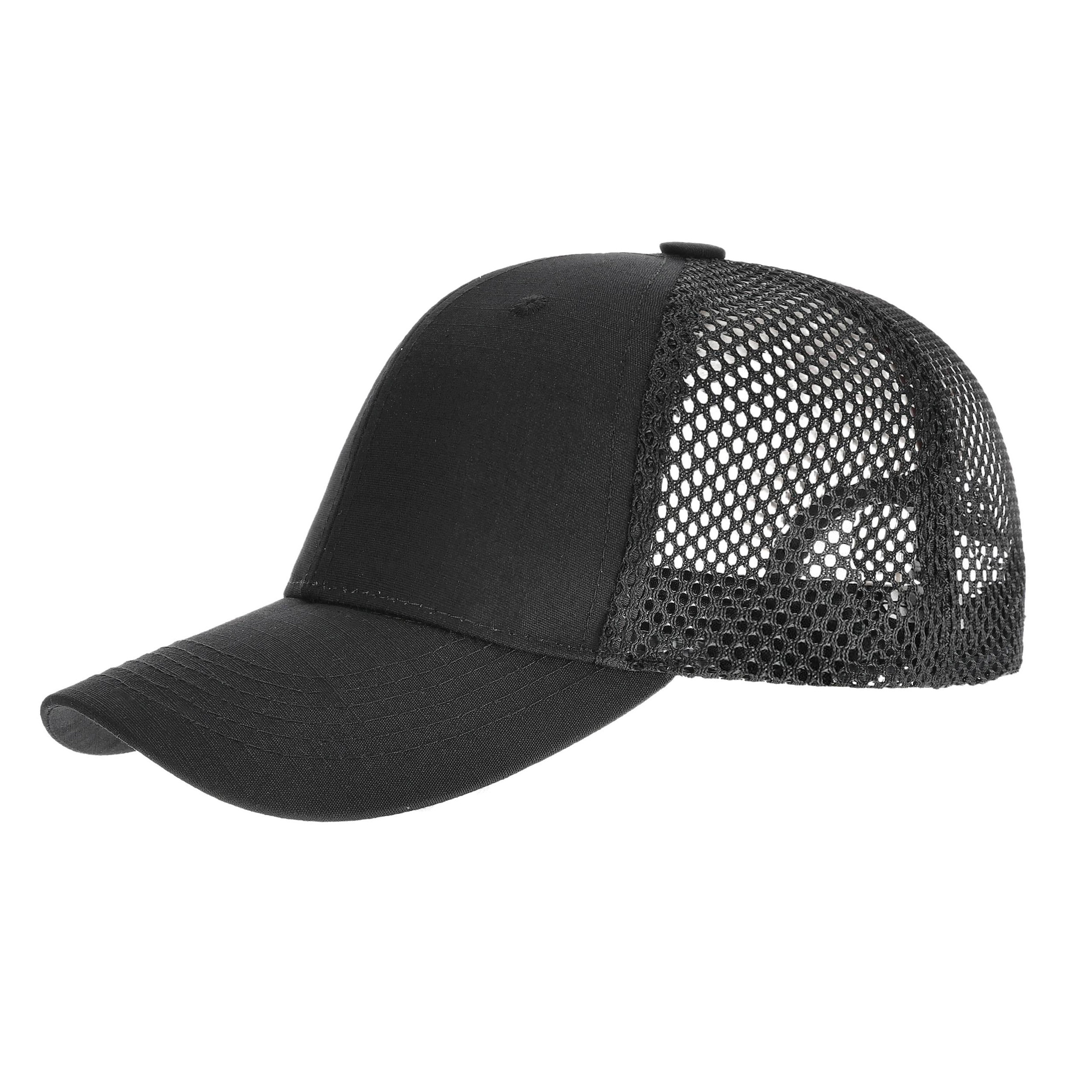 Czapka męska M-Tac z daszkiem siatka Flex Rip-Stop, czarna