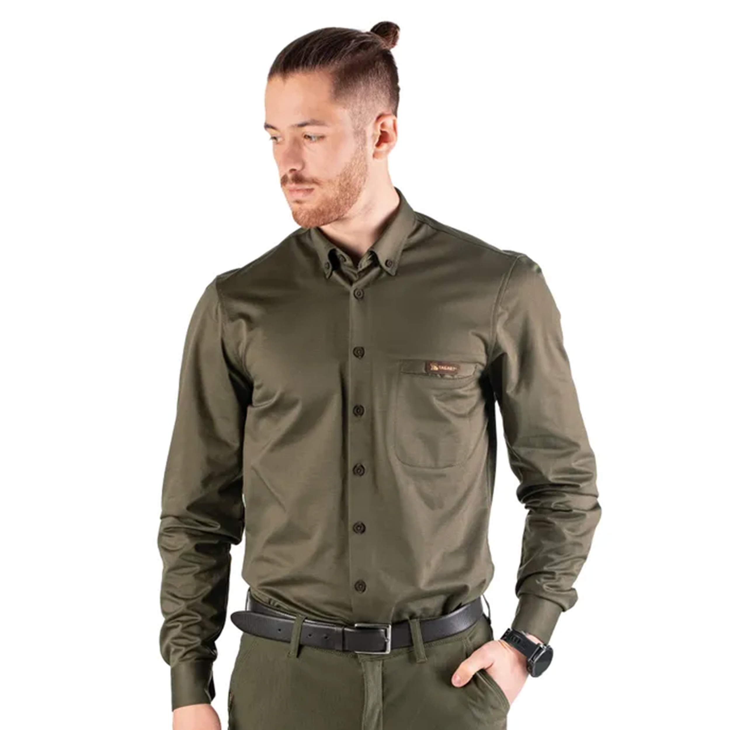 Koszula męska Tagart Porto zielona