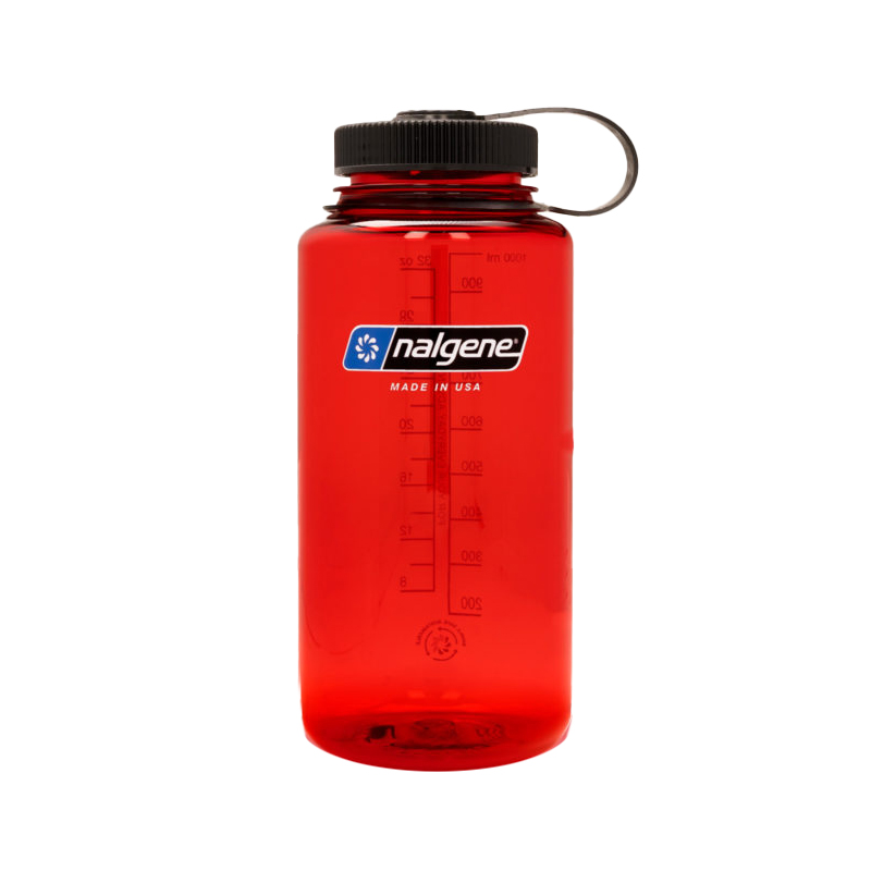 Butelka Nalgene Wide Mouth 1 l czerwona z szerokim wlewem
