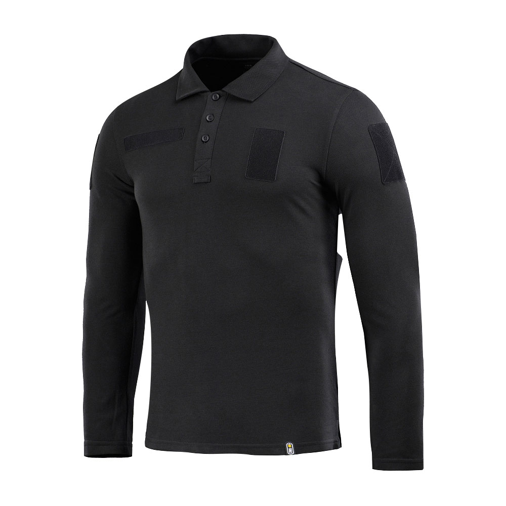Koszula Taktyczna M-Tac Polo z długim rękawem czarna