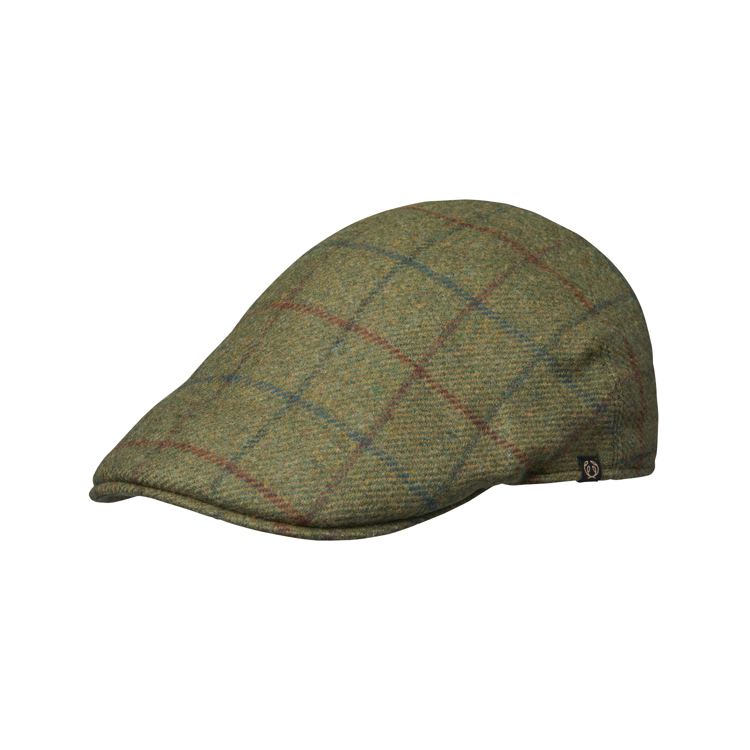 Kaszkiet męski Chevalier Dalton Tweed Sixpence Cam Winter Moss Checked
