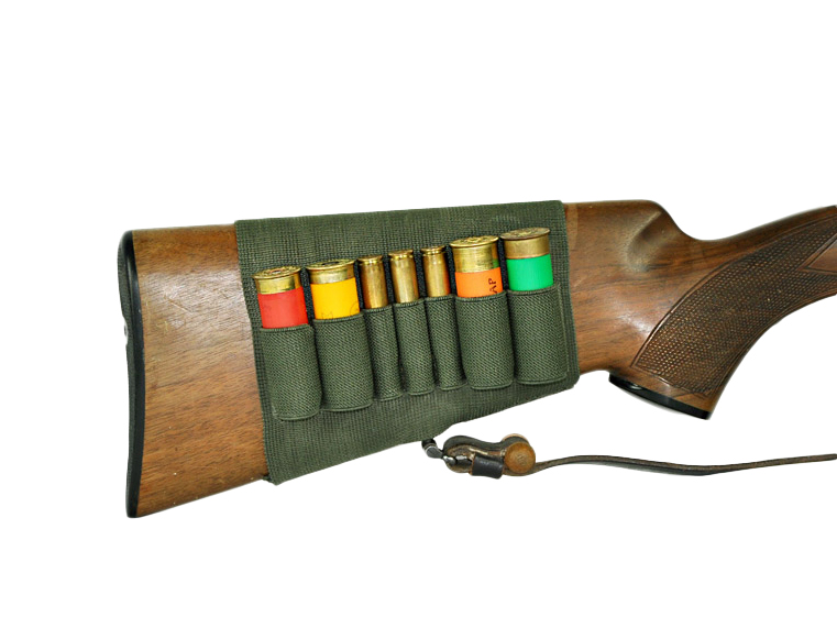 Ładownica gumowa Forsport na kolbę D- 3 kule, 4 śrut, mix kolorów