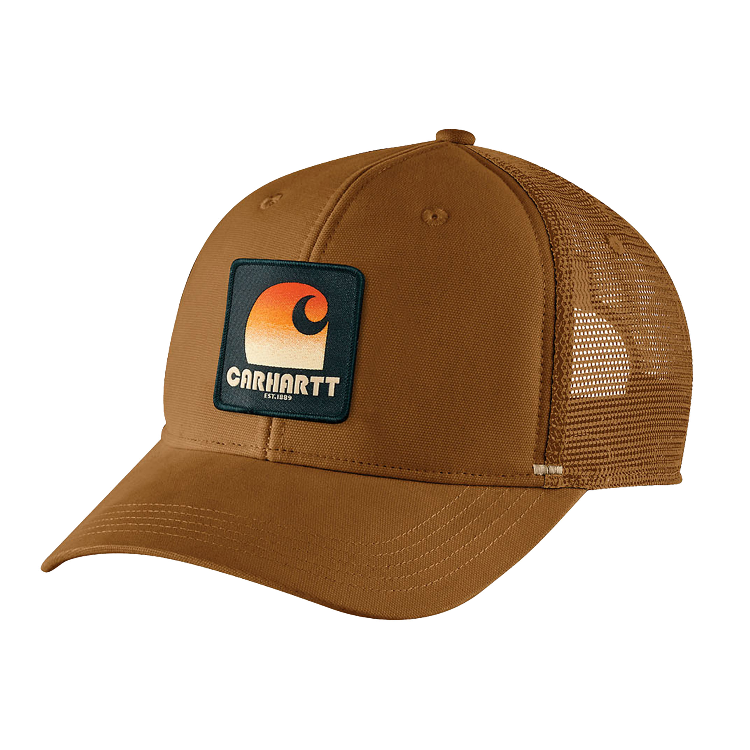 Czapka Carhartt Buffalo Mesh-Back C Patch Cap carhartt brown