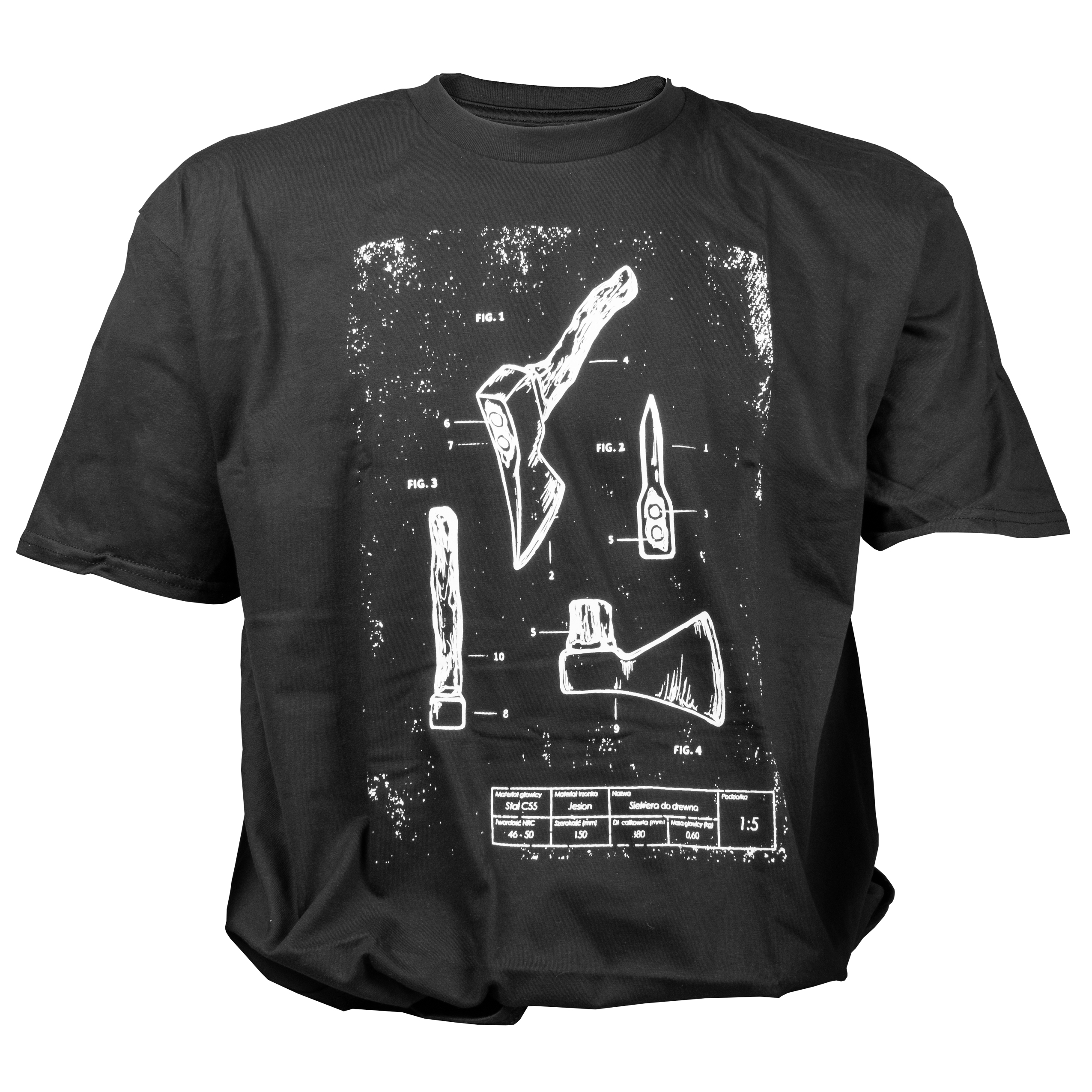 Koszulka męska TigerWood Tech-Axe czarna