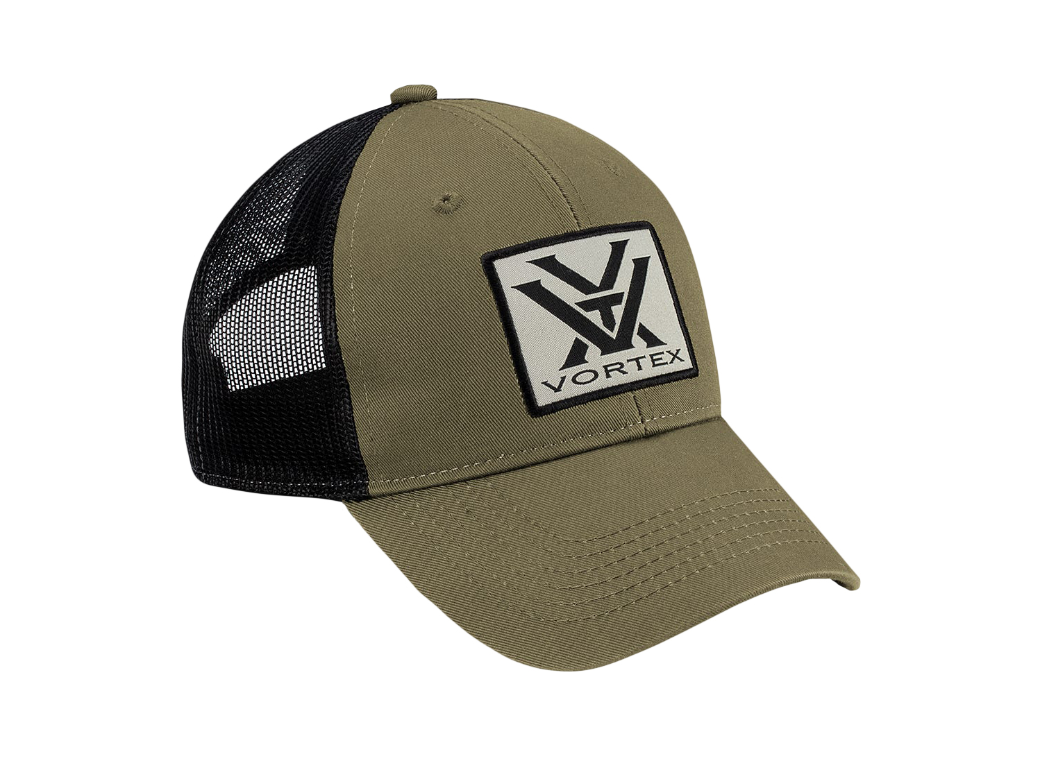 Czapka z daszkiem unisex Vortex Patch Logo oliwkowa