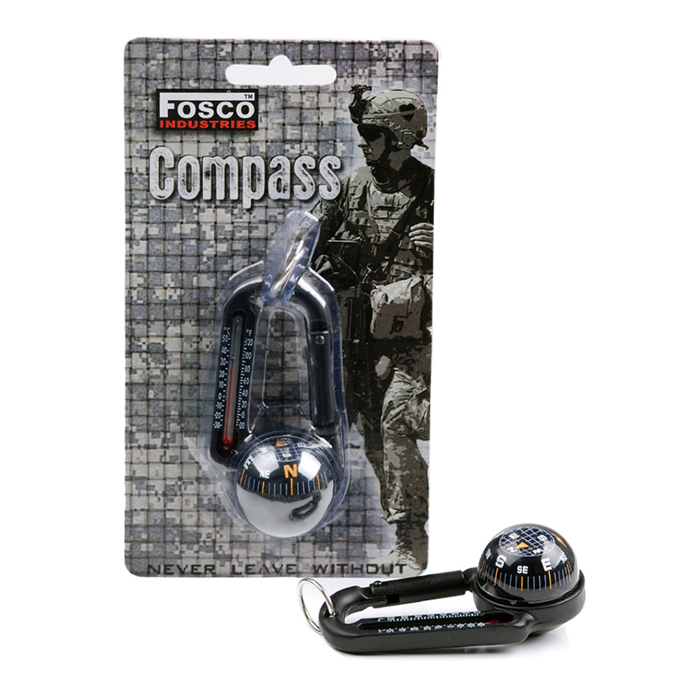 Karabińczyk Fosco z kompasem i termometrem