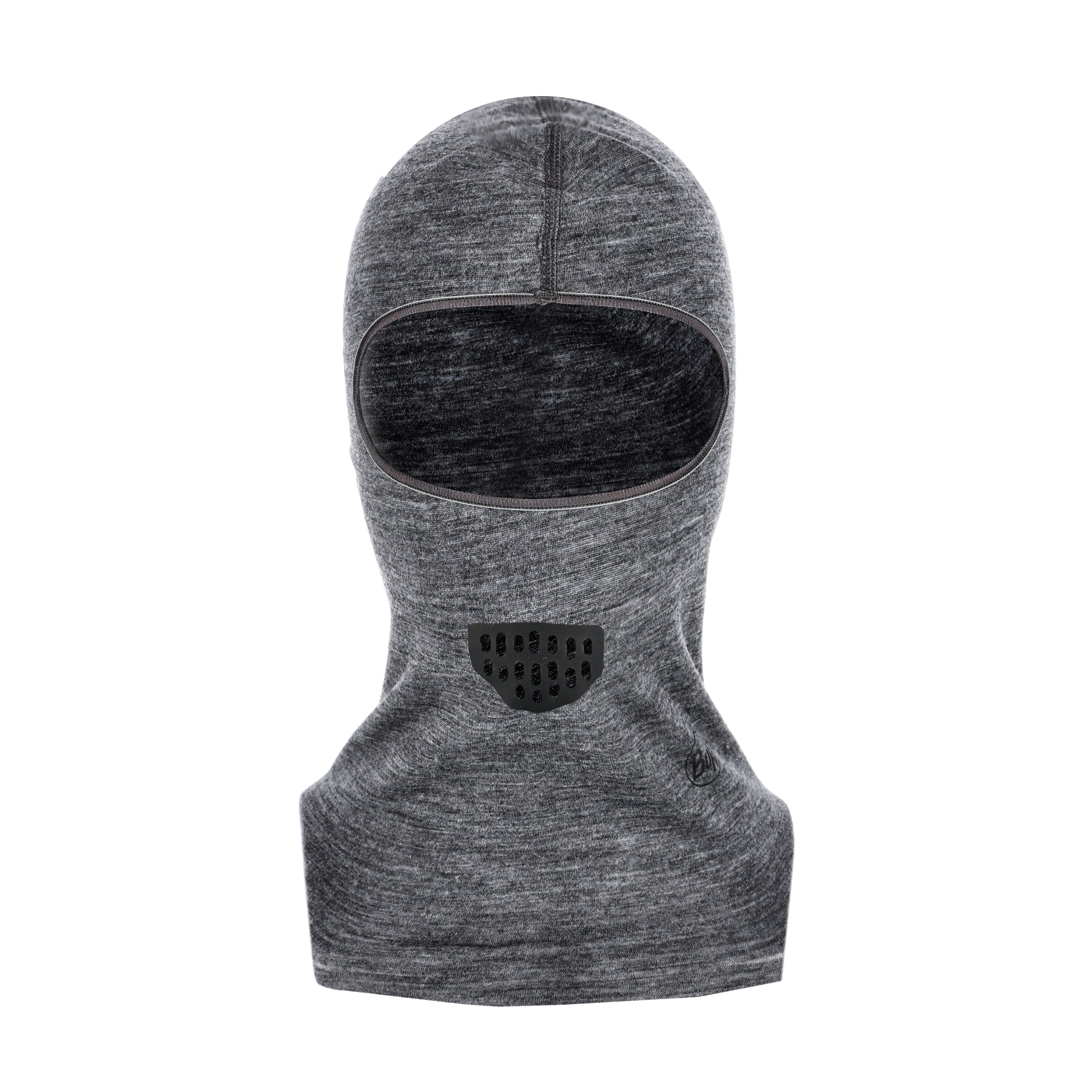 Kominiarka BUFF balaclava merino wool solid szara