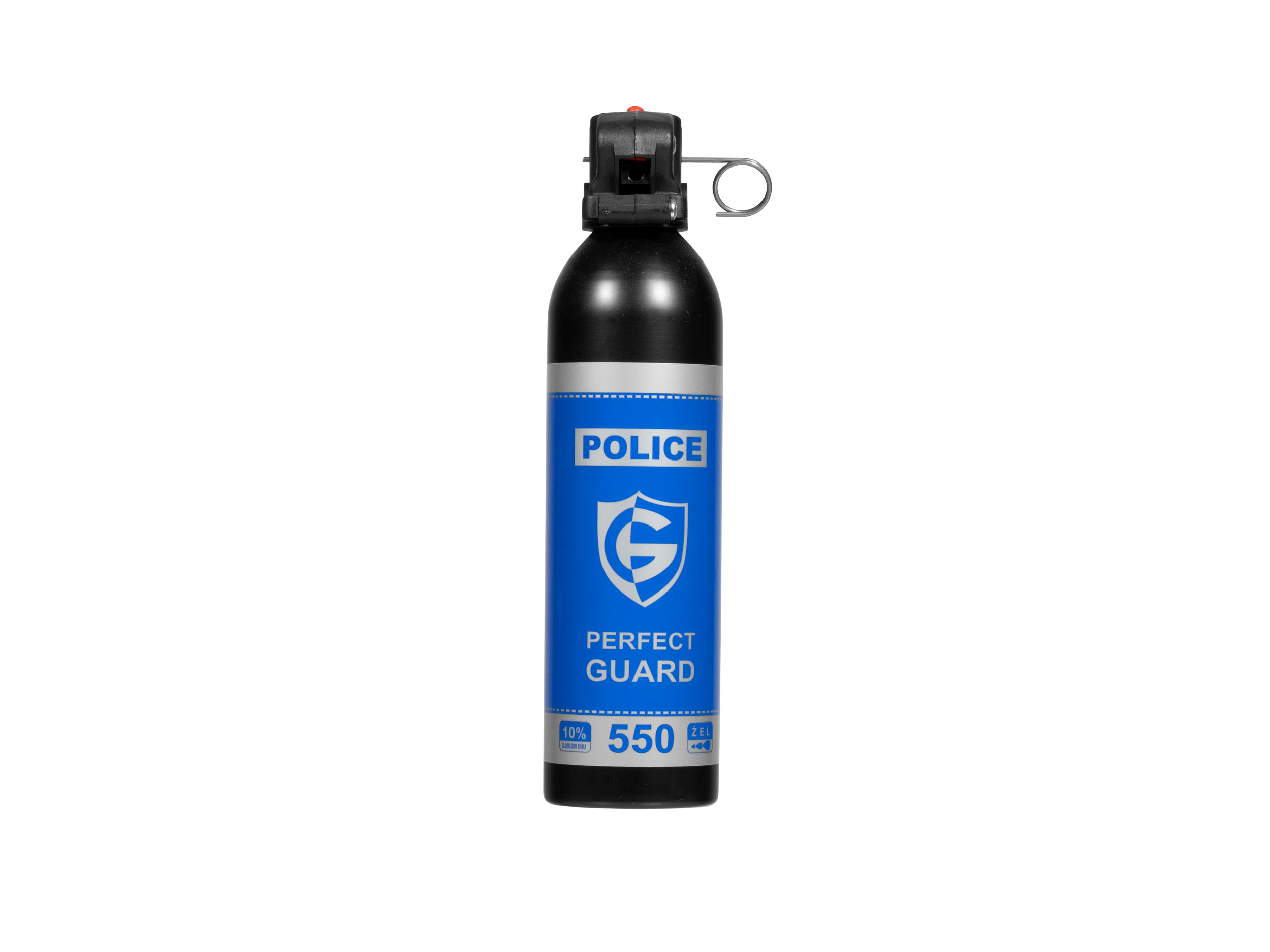 Gaz pieprzowy Police Perfect Guard 550 żel 550 ml gaśnica