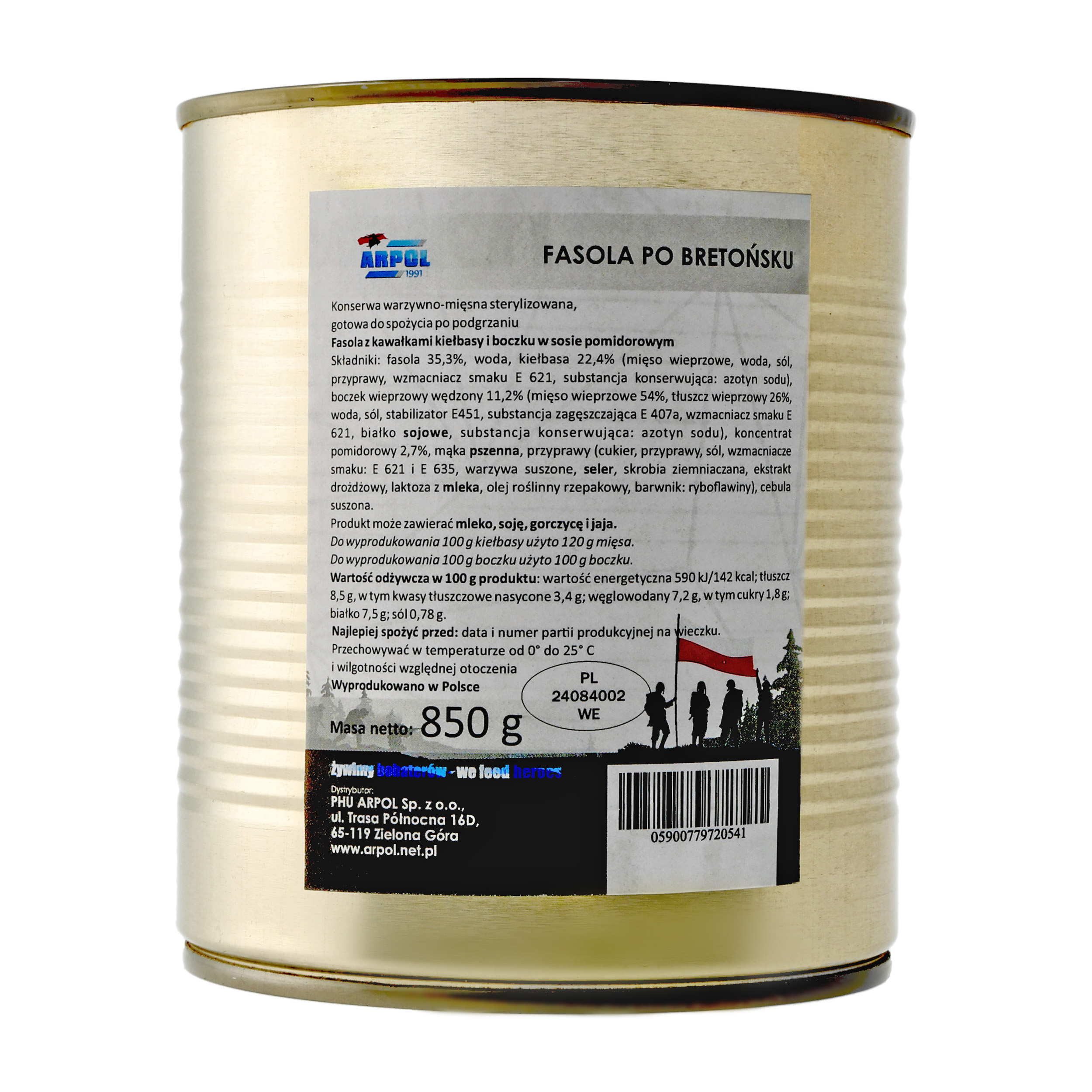 Fasola Arpol po bretońsku 850 g