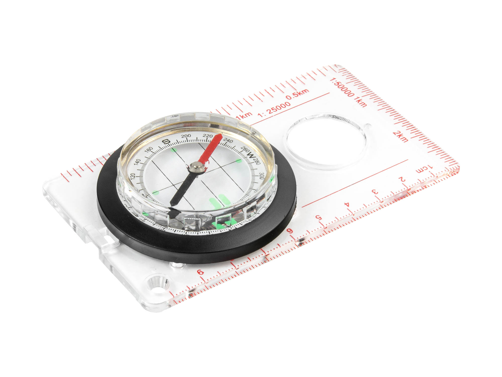 Kompas kartograficzny z linijką MFH
