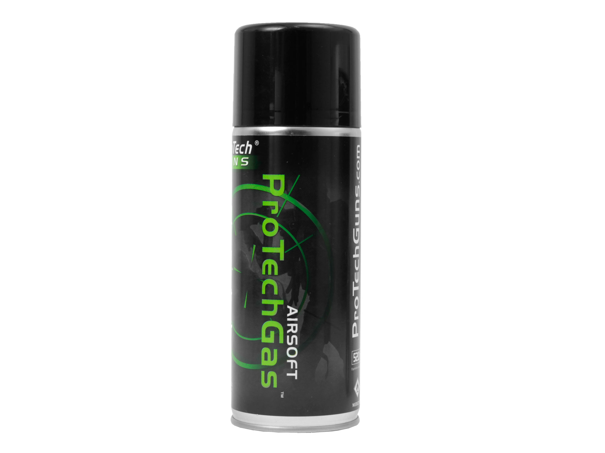 Green gas do zasilania replik Pro Tech Guns 520 ml