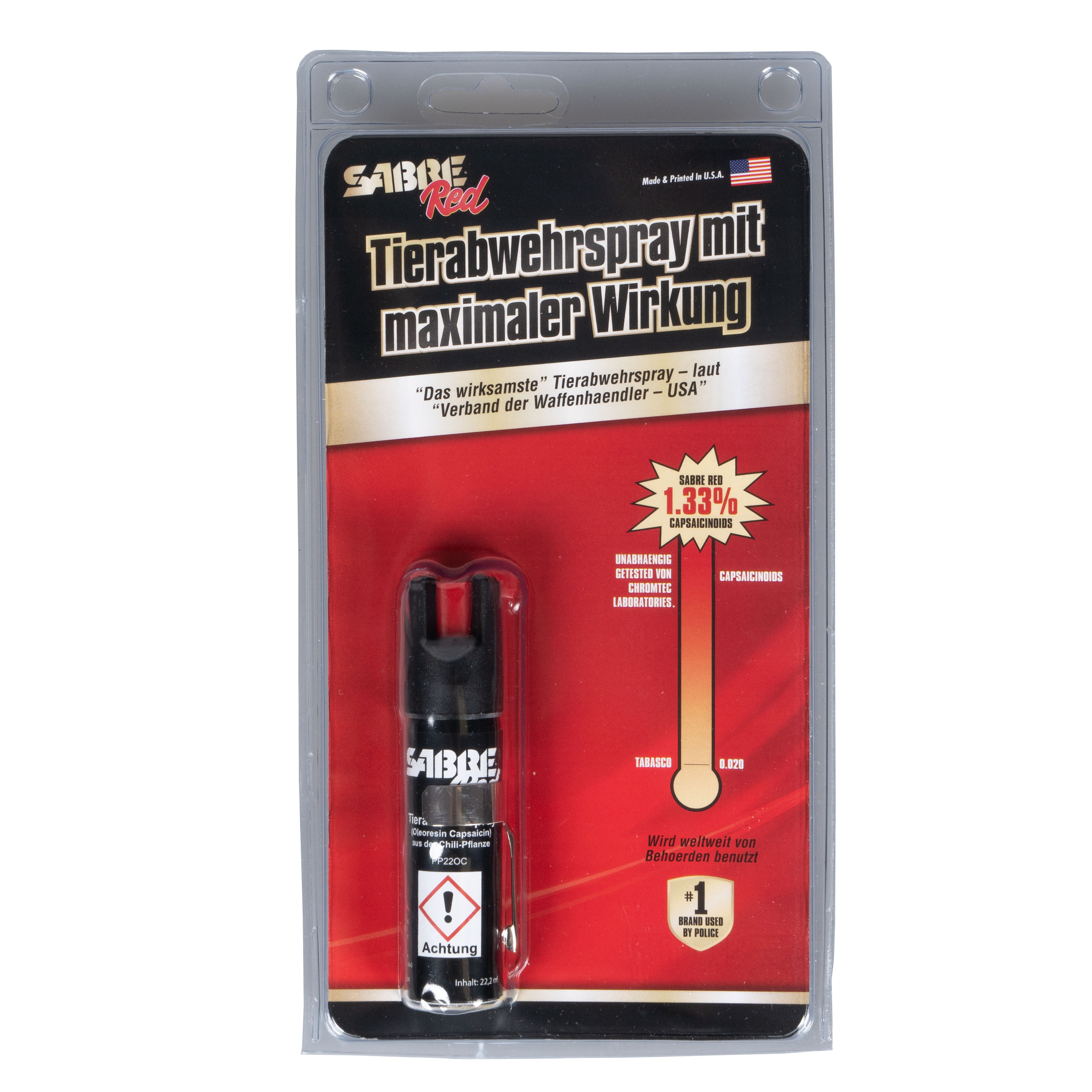 Gaz pieprzowy Sabre Red Clip 22.2 ml