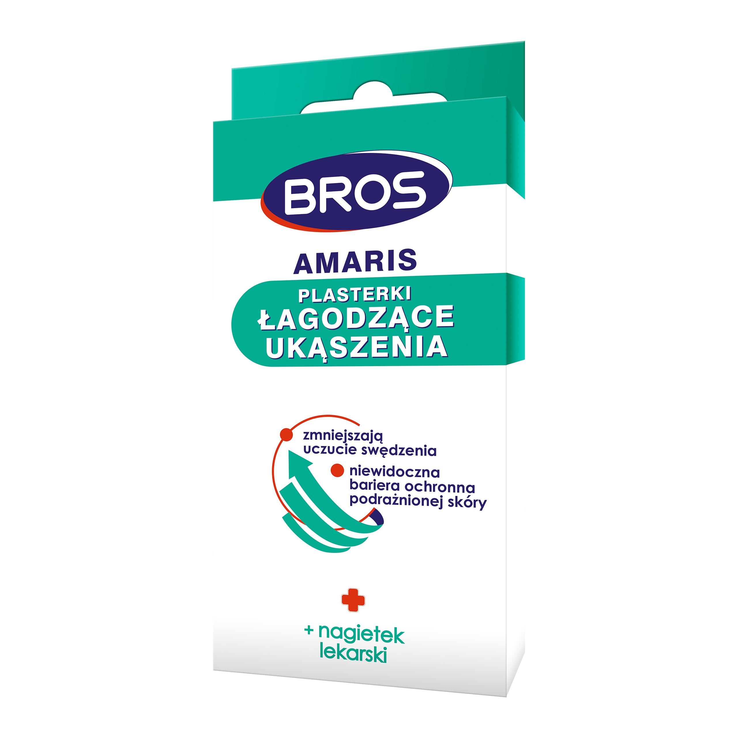 Plasterki Bros Amaris łagodzące ukąszenia 20 szt