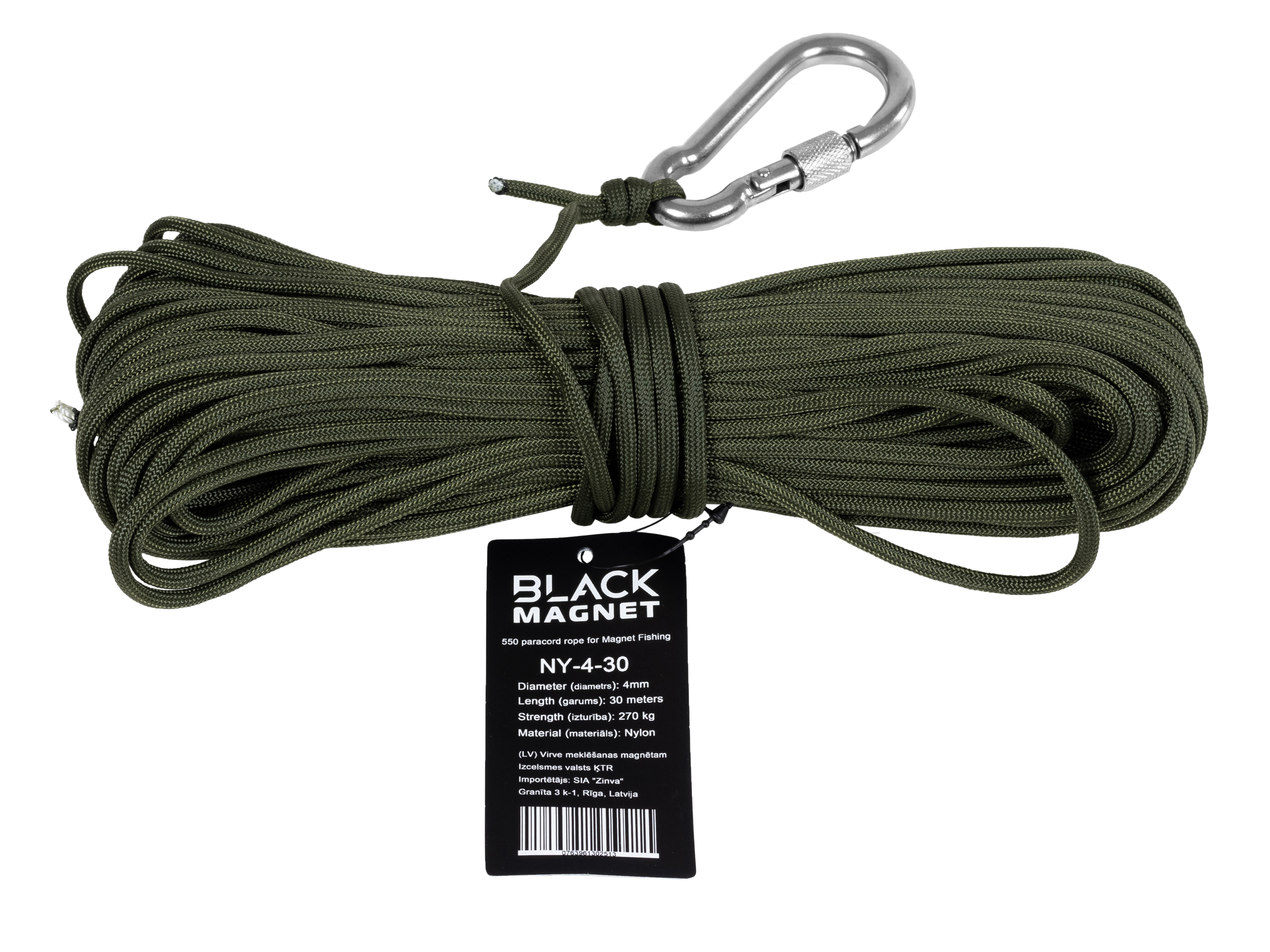 Lina do magnesu neodymowego Black Magnet 4 mm x 30 m