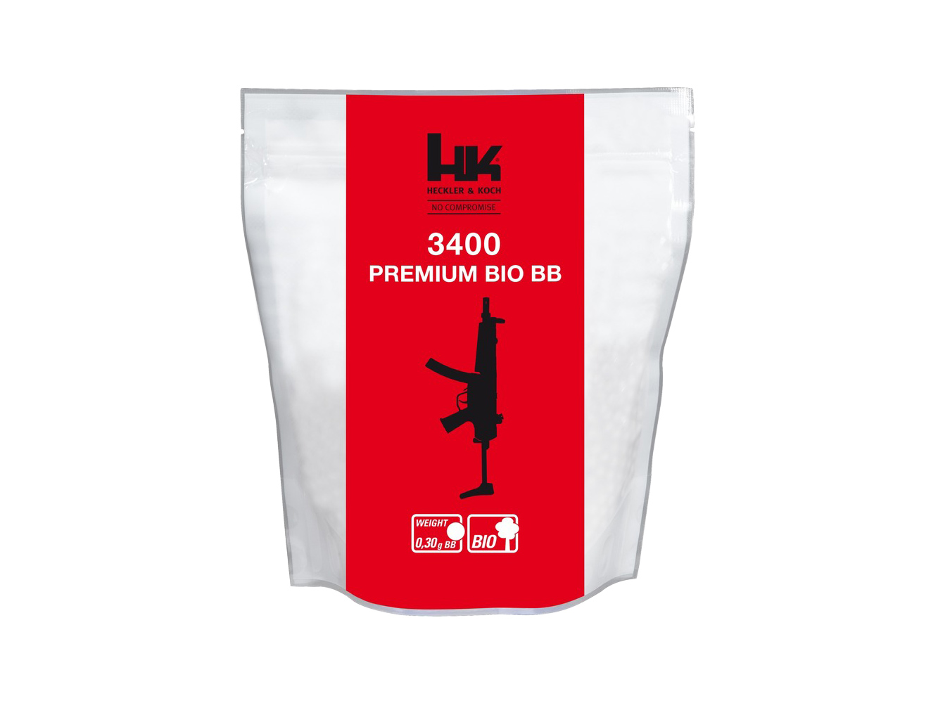 Kulki BB do ASG H&K Heckler&Koch Bio 0,30gr 6 mm 3400 szt. białe