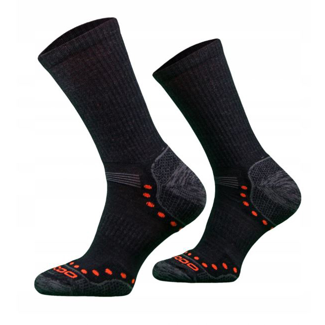 Skarpety turystyczne Comodo Alpaca lekkie czarne