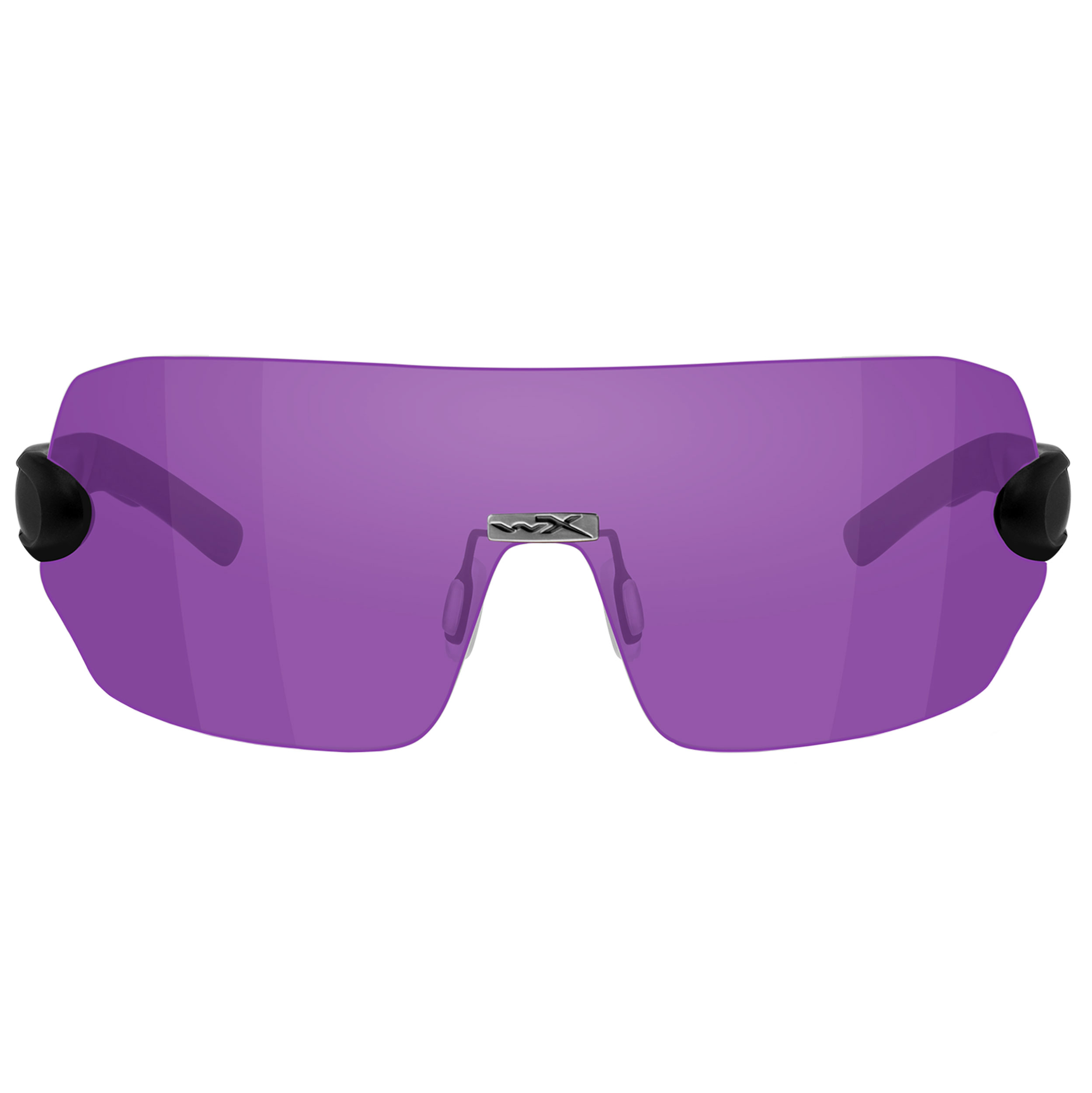 Okulary strzeleckie Wiley X Detection 1205 clear / yellow / orange / purple / copper, matowe czarne oprawki