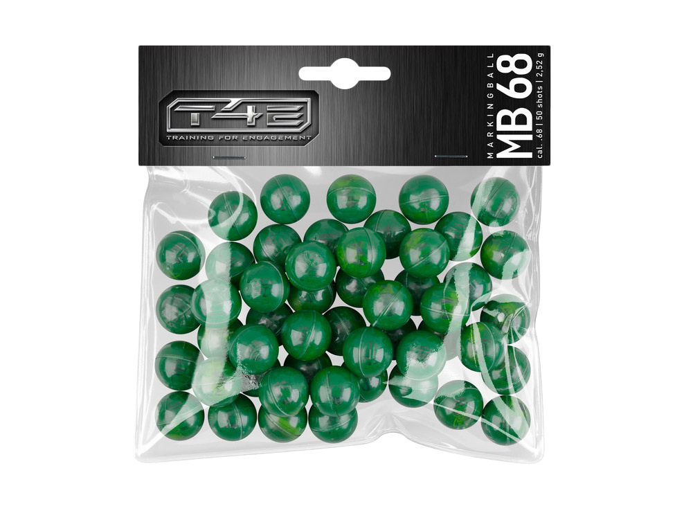 Kule z farbą zieloną Umarex T4E MB kal. .68 / 50 szt. do Umarex T4E HDS i SG-68