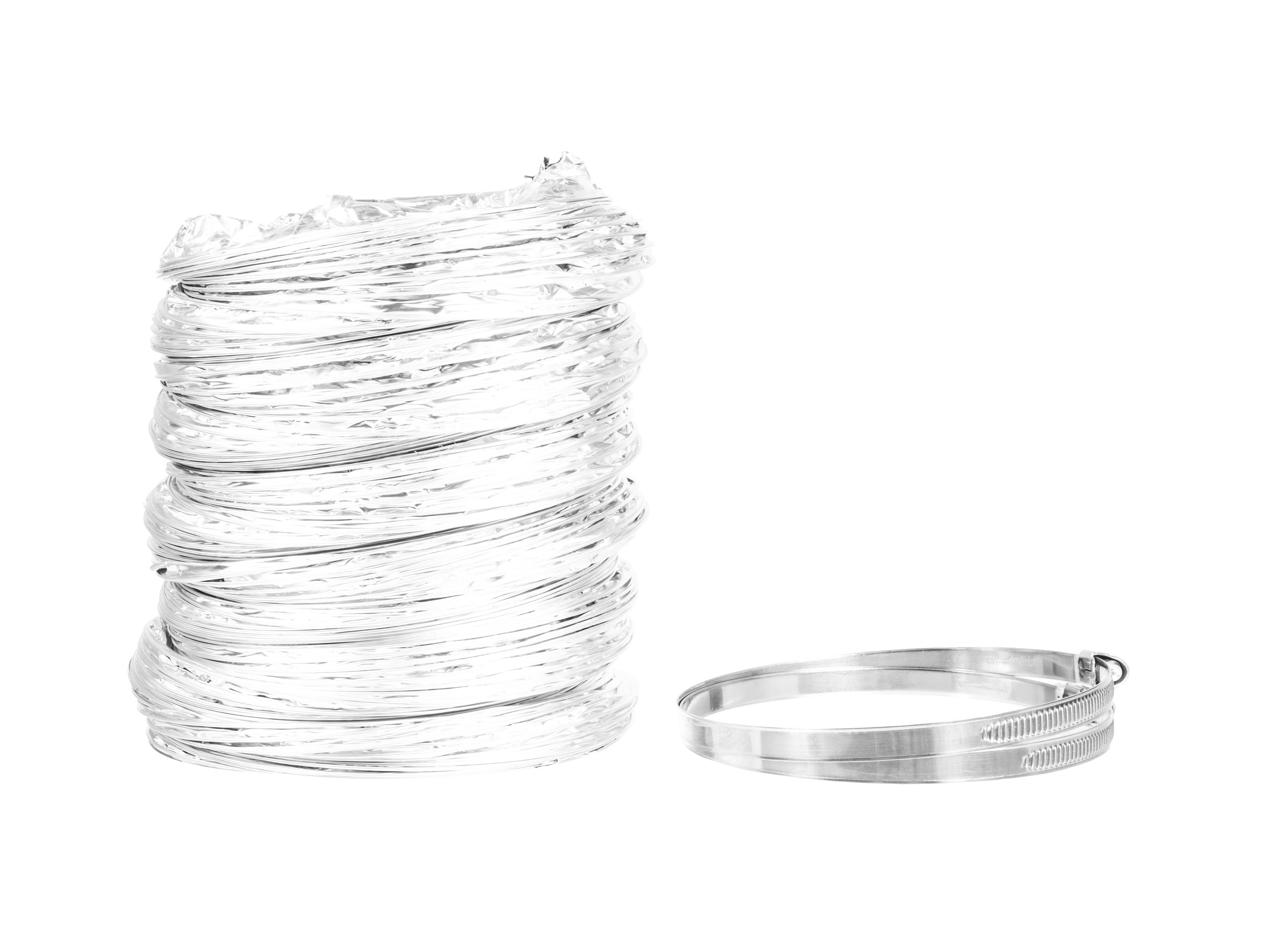 Rura spiro Borniak 3 m z dwiema obejmami ZWA01