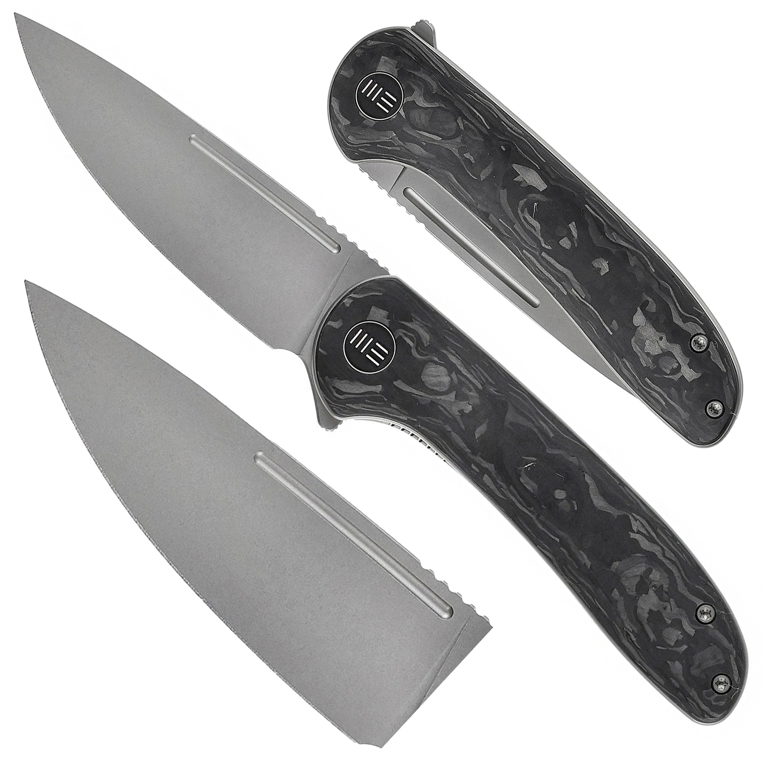 Nóż składany WE Knife Saakshi WE20020C-1 marble /  gray