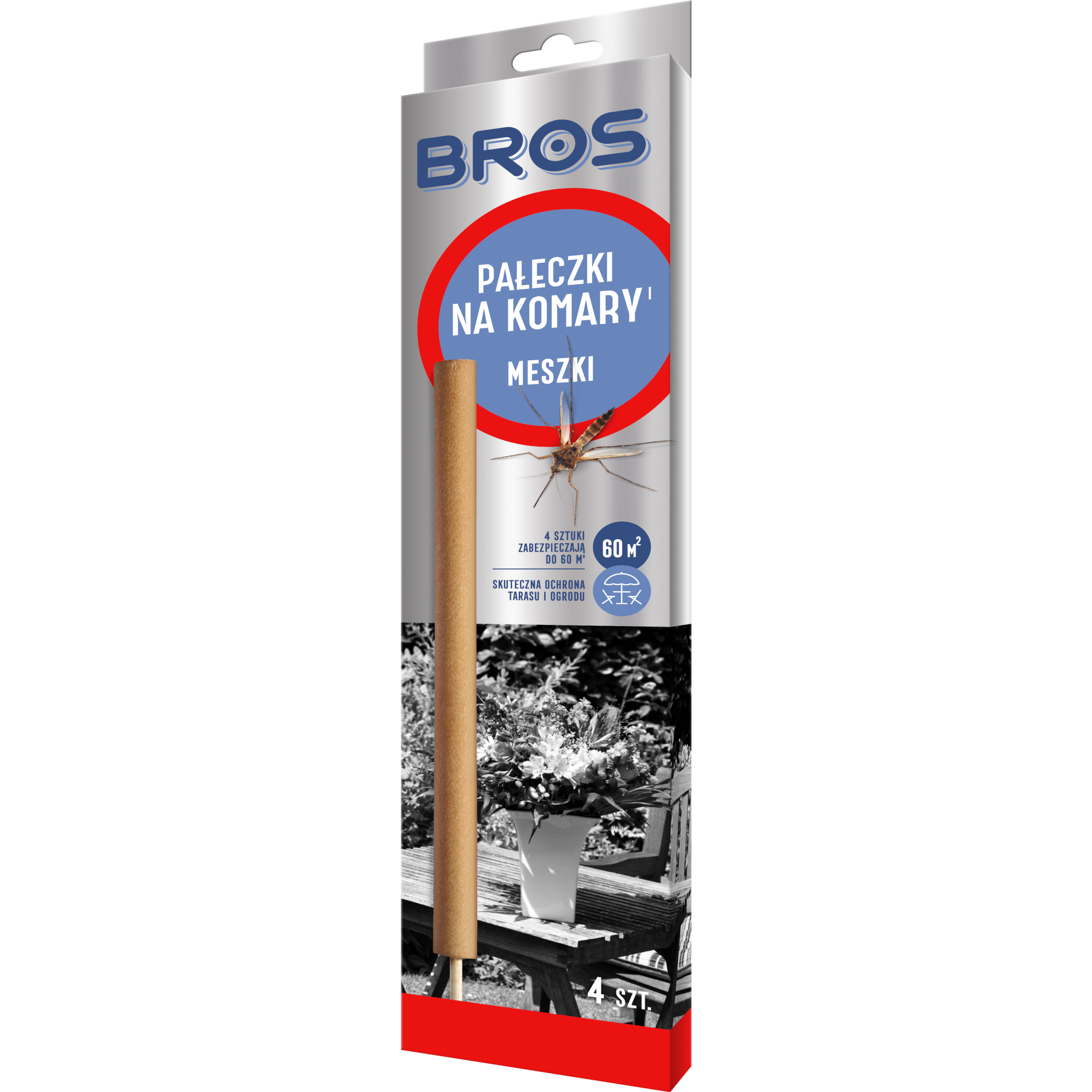 Pałeczki Bros na komary 4 szt
