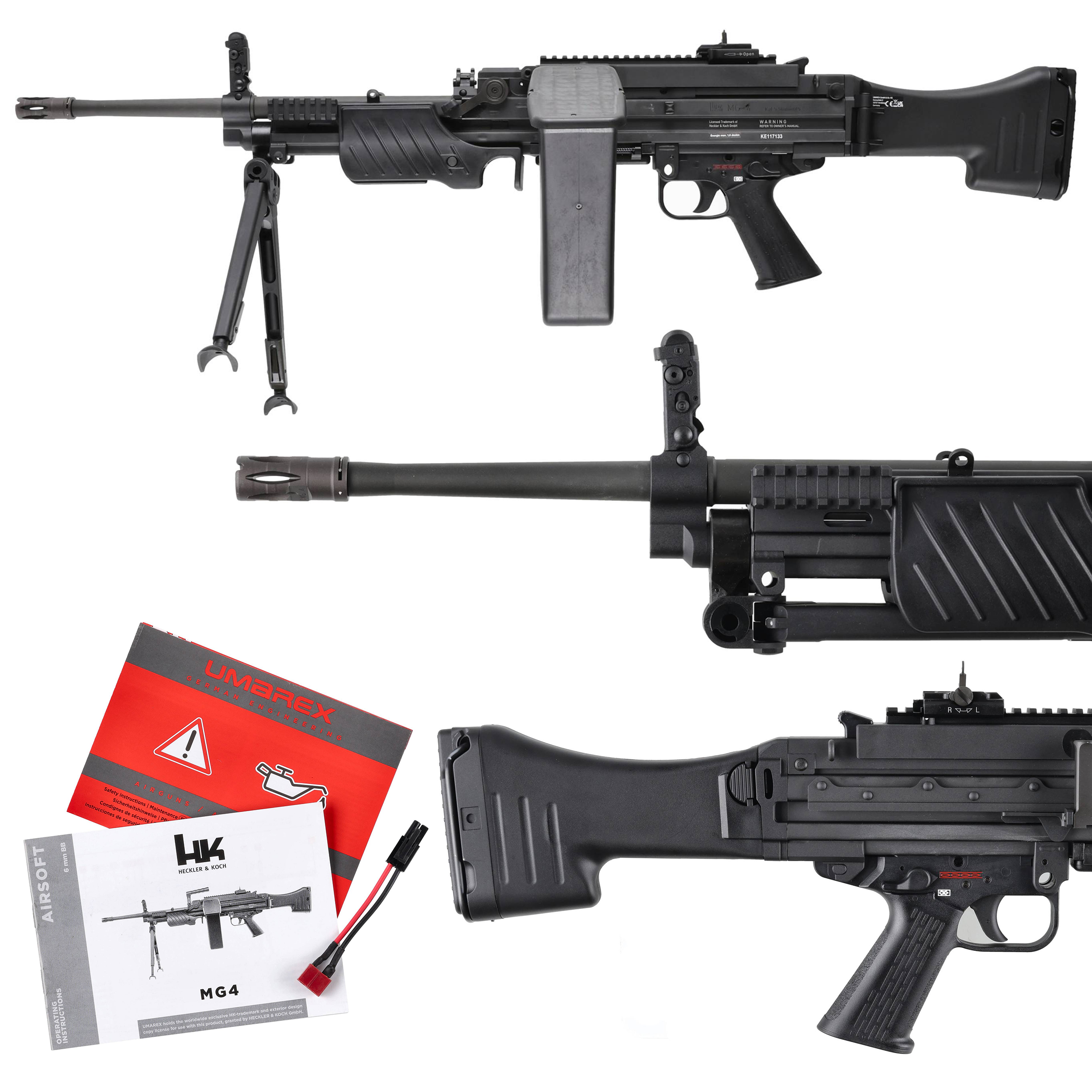 Replika karabinek ASG H&K Heckler&Koch MG4 6 mm elektryczna
