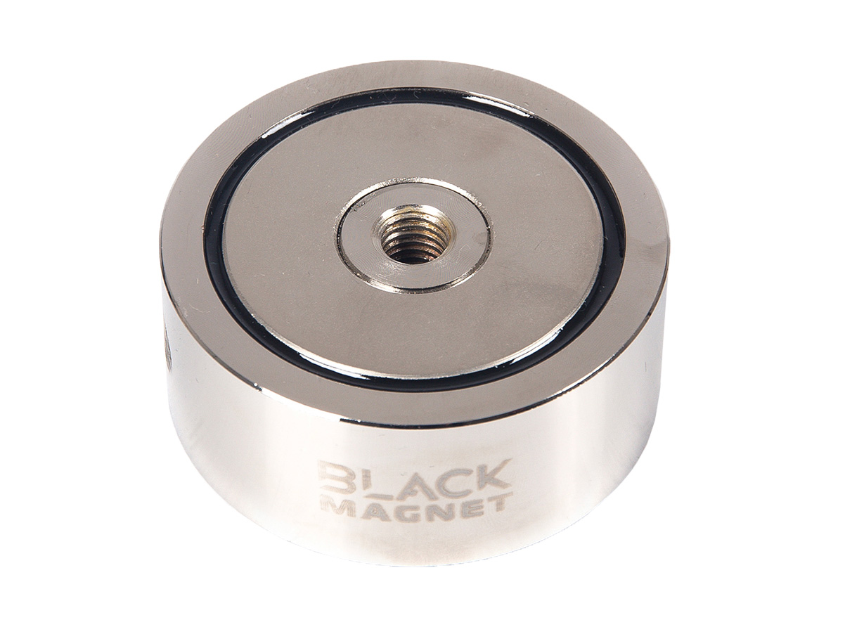 Magnes neodymowy do poszukiwań Black Magnet F120x2 podwójny