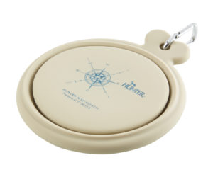 Silikonowa Miska Travel List 350/750 beż