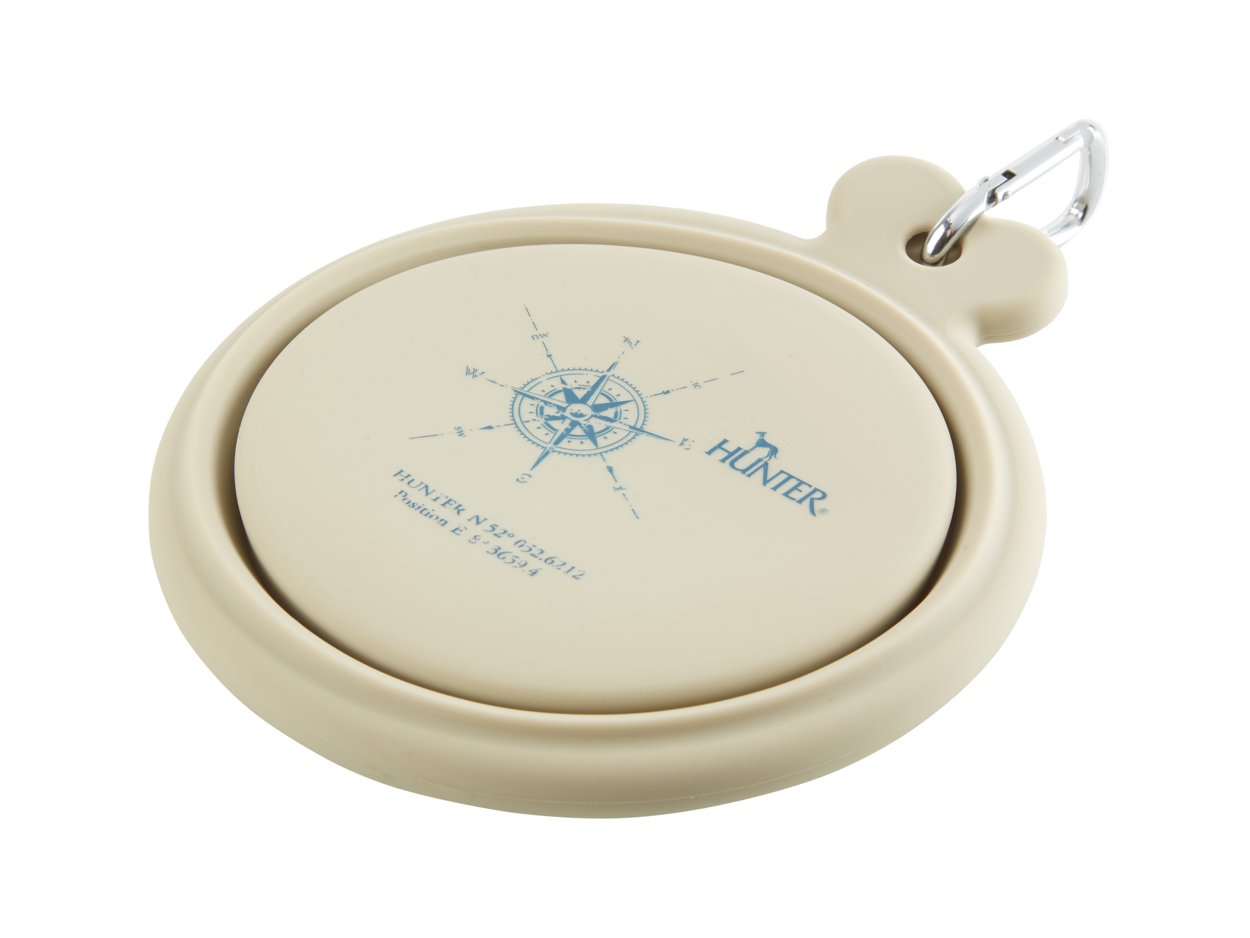 Silikonowa Miska Travel List 350/750 beż