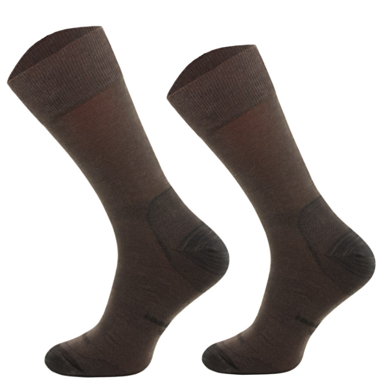 Skarpety Comodo Hunting Merino wool lines TRE13 brązowe