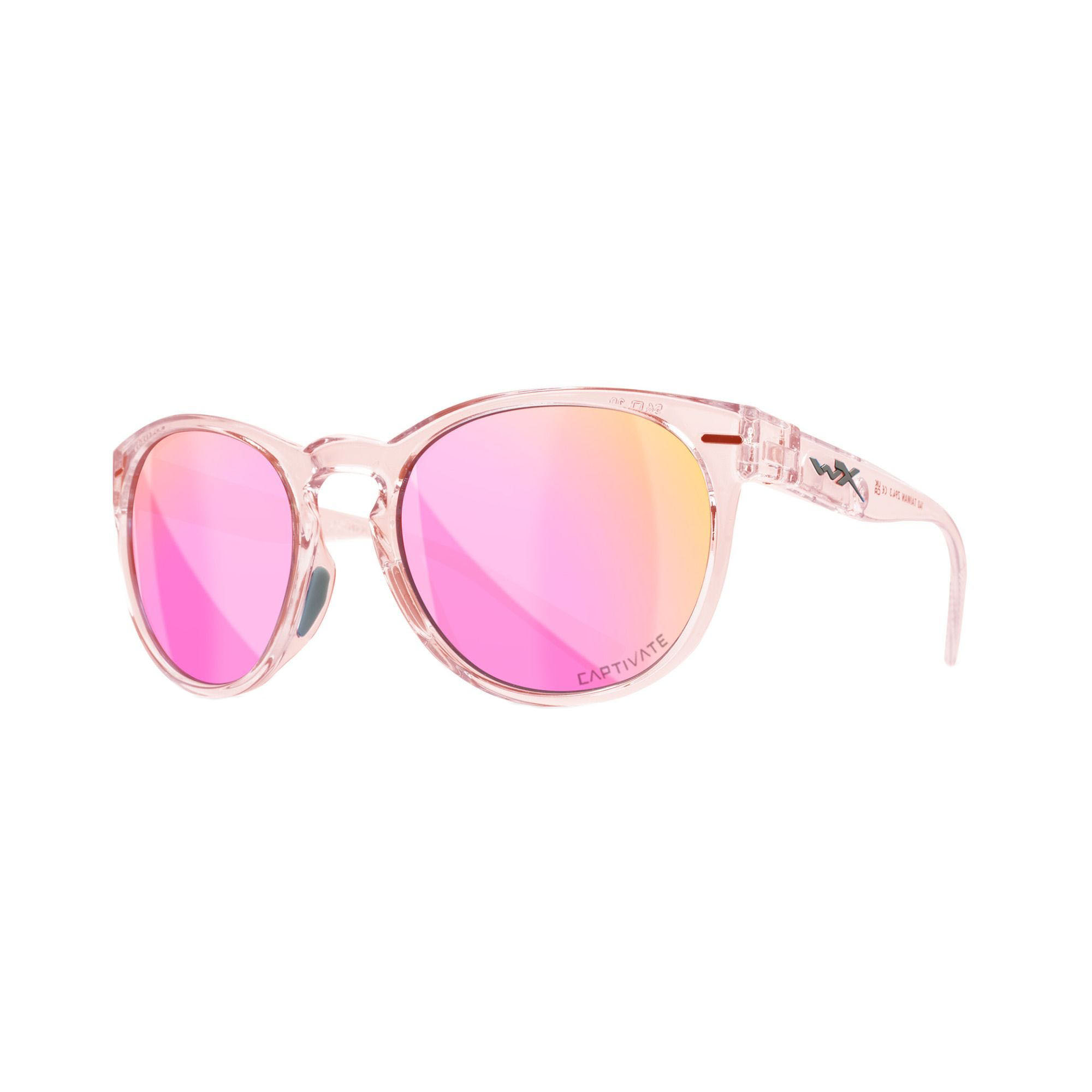 Okulary polaryzacyjne Wiley X Covert Captivate Rose Gold Mirror
