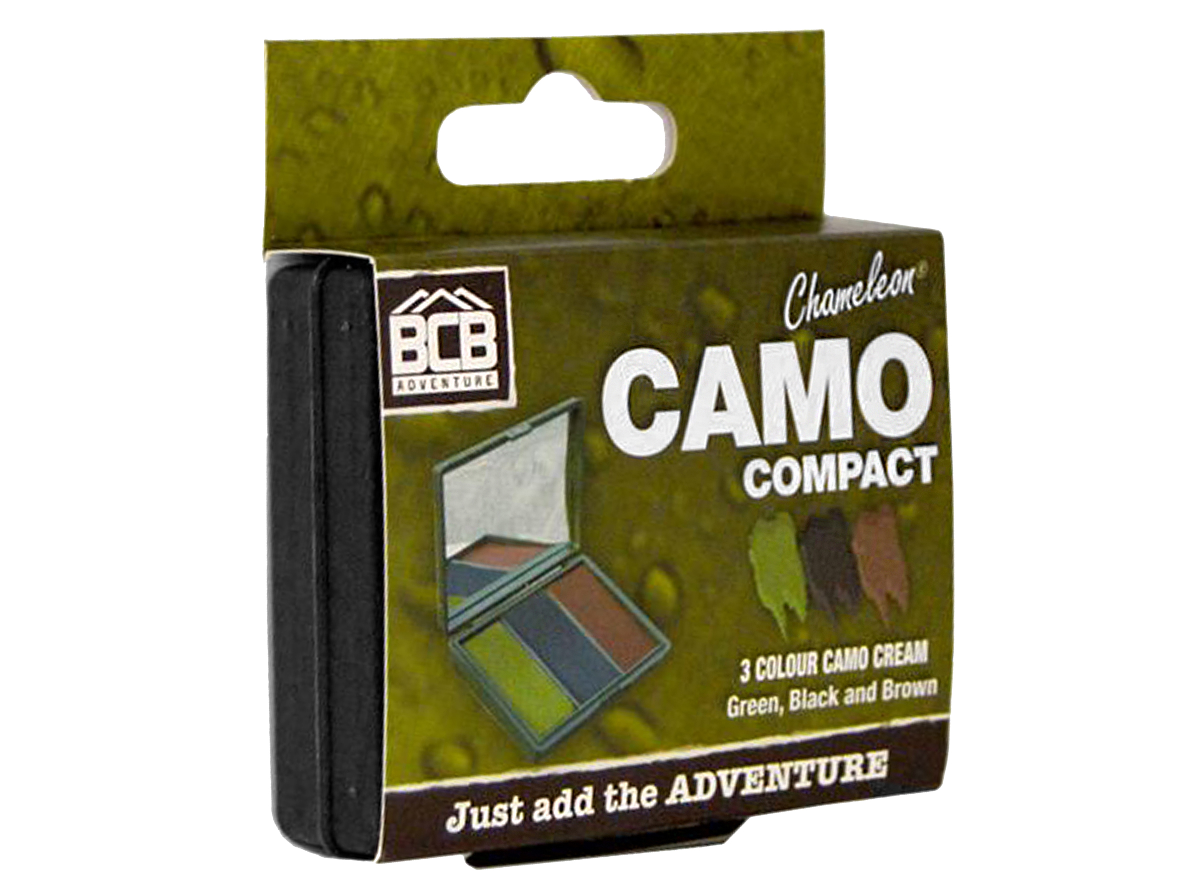 Pasta, farba do kamuflażu BCB Chameleon 3-kolorowa z lusterkiem
