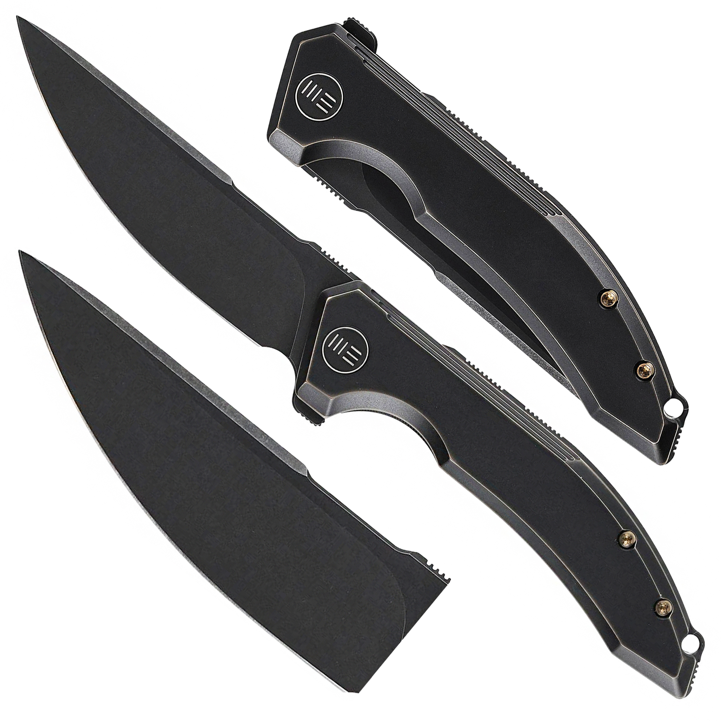 Nóż składany WE Knife Quixotic WE21016-2 bronze / black